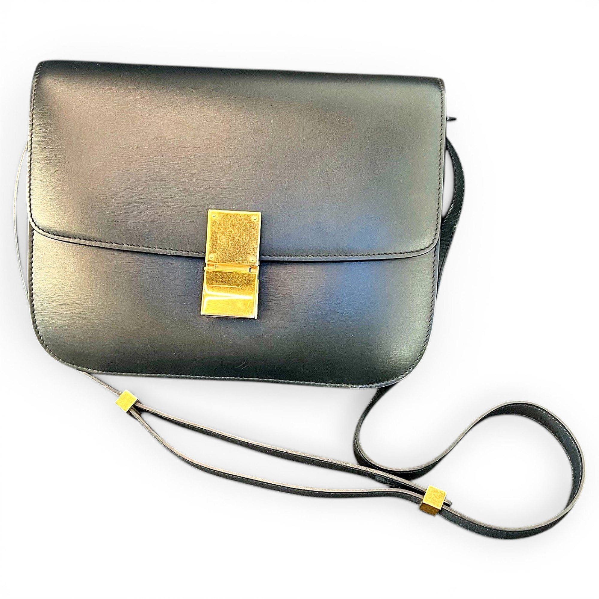 Classic leather handbag