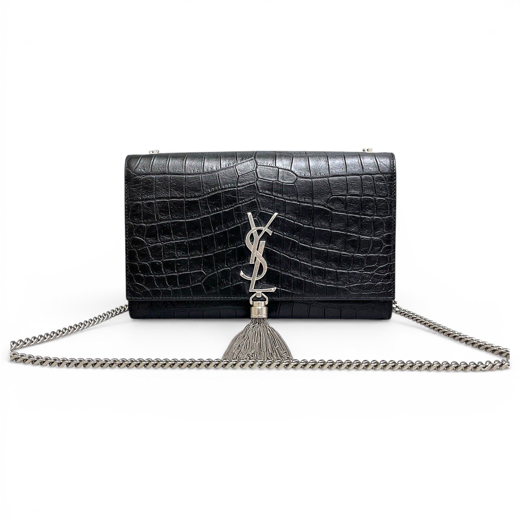 Pompom Kate leather handbag