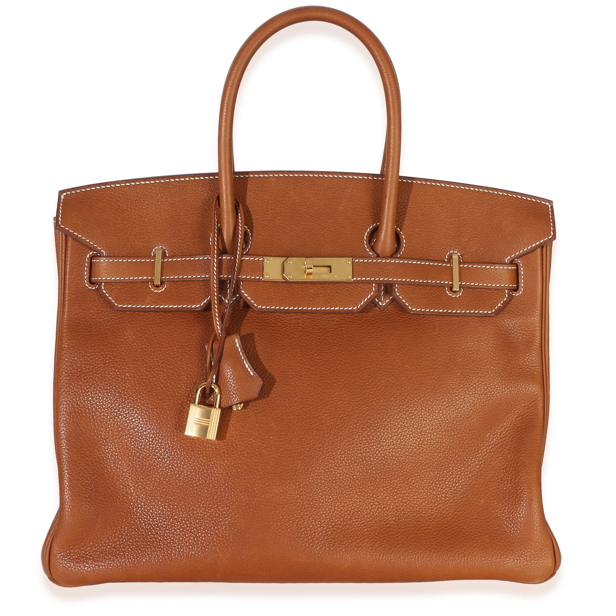 Birkin 35 leather handbag