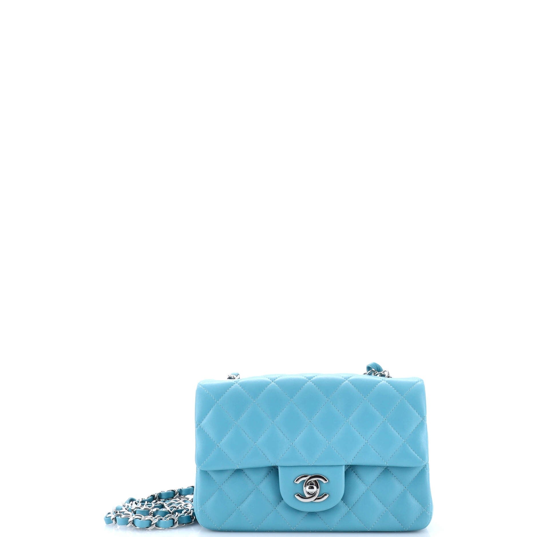 Chanel Classic Single Flap Bag Quilted Lambskin Mini
