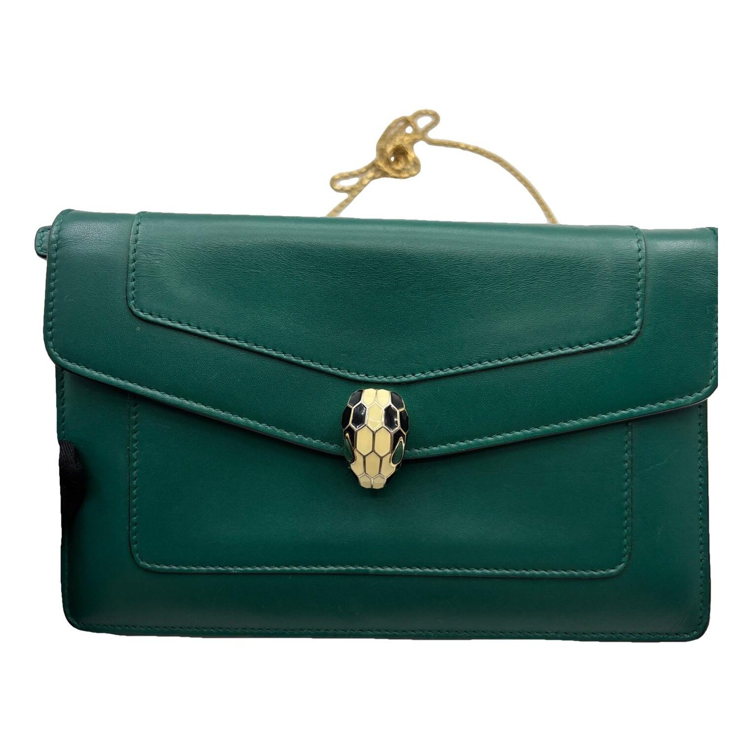 Serpenti leather handbag