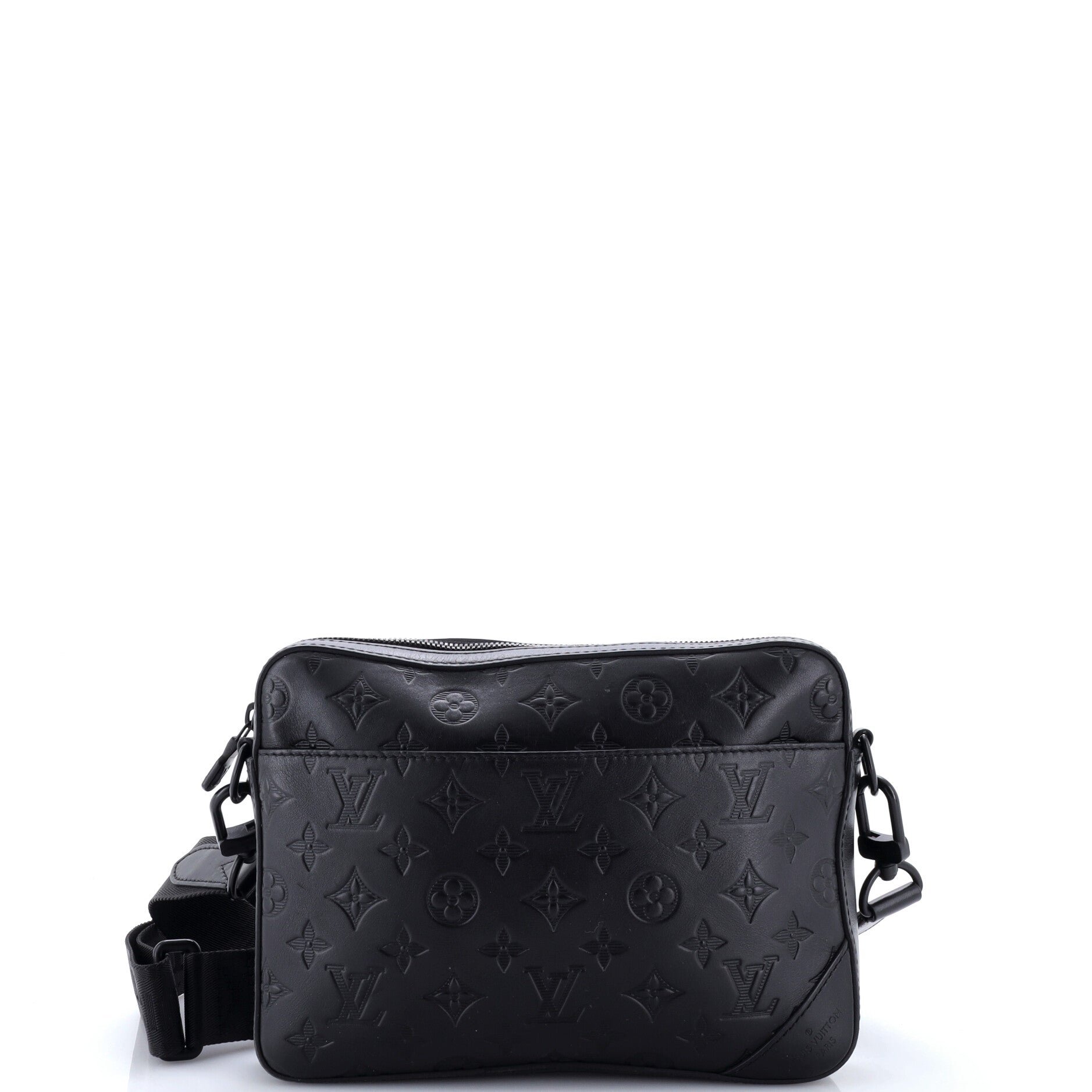 Duo Messenger Bag Monogram Shadow Leather