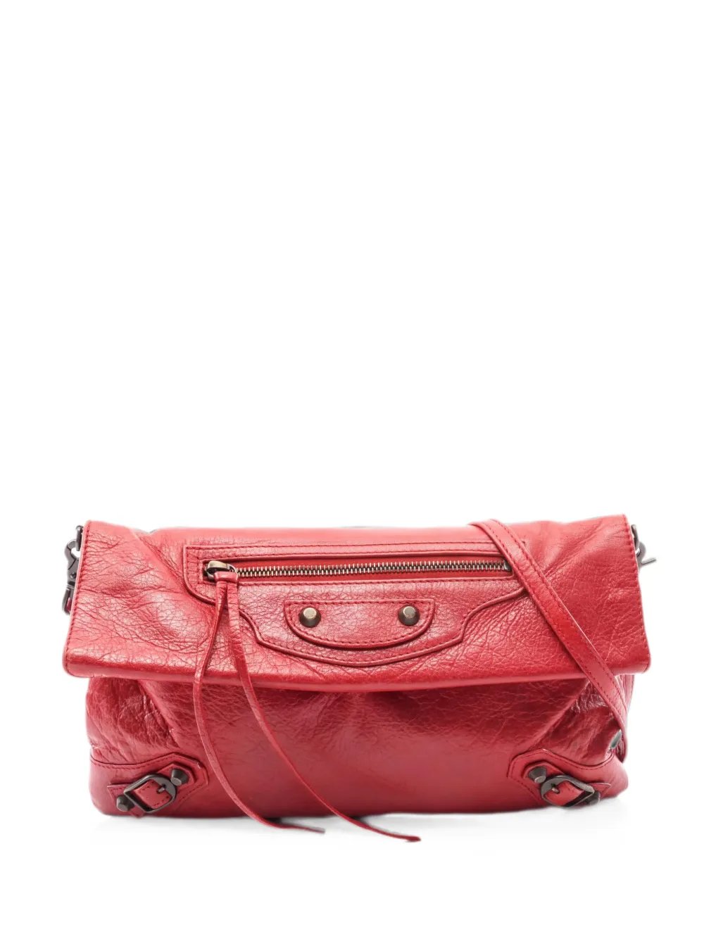 Balenciaga 2000s envelope leather shoulder bag