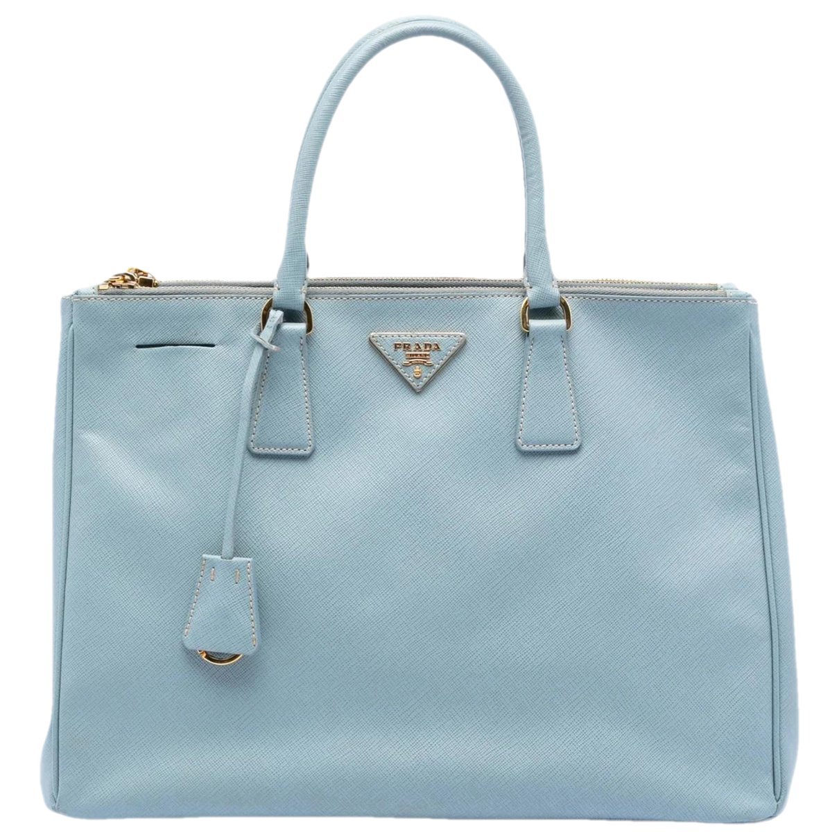 Double leather satchel