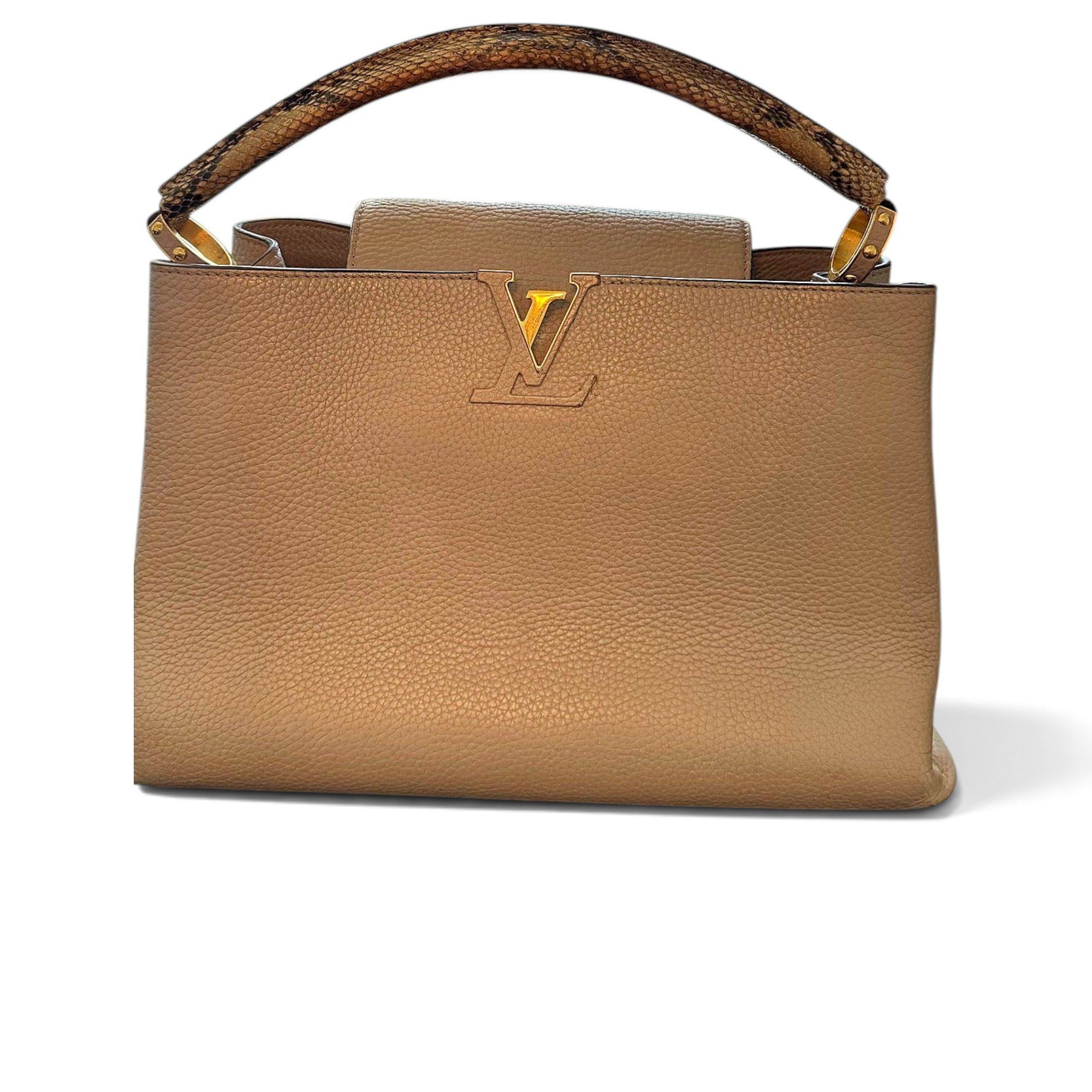 Capucines leather handbag