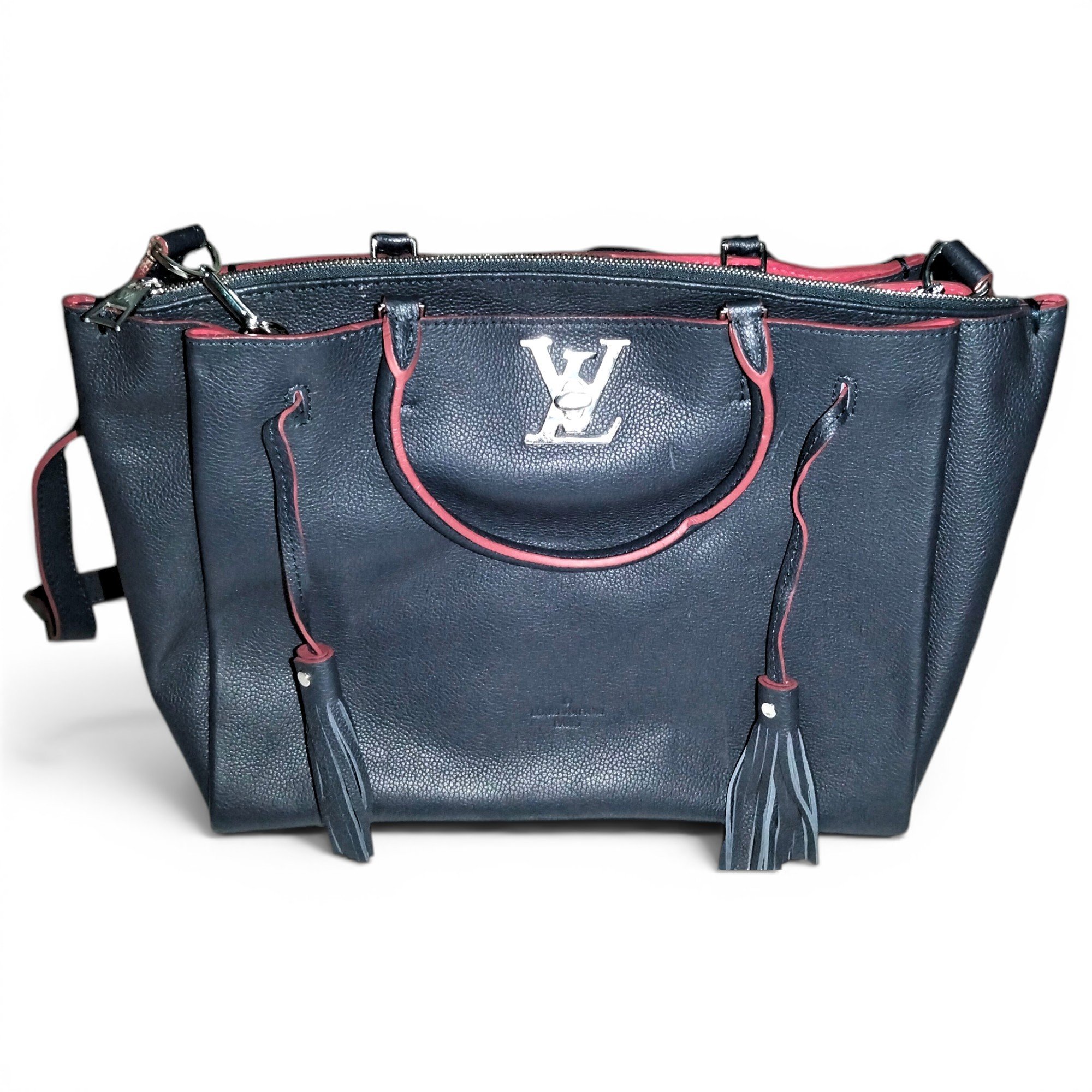 Lockmeto leather tote