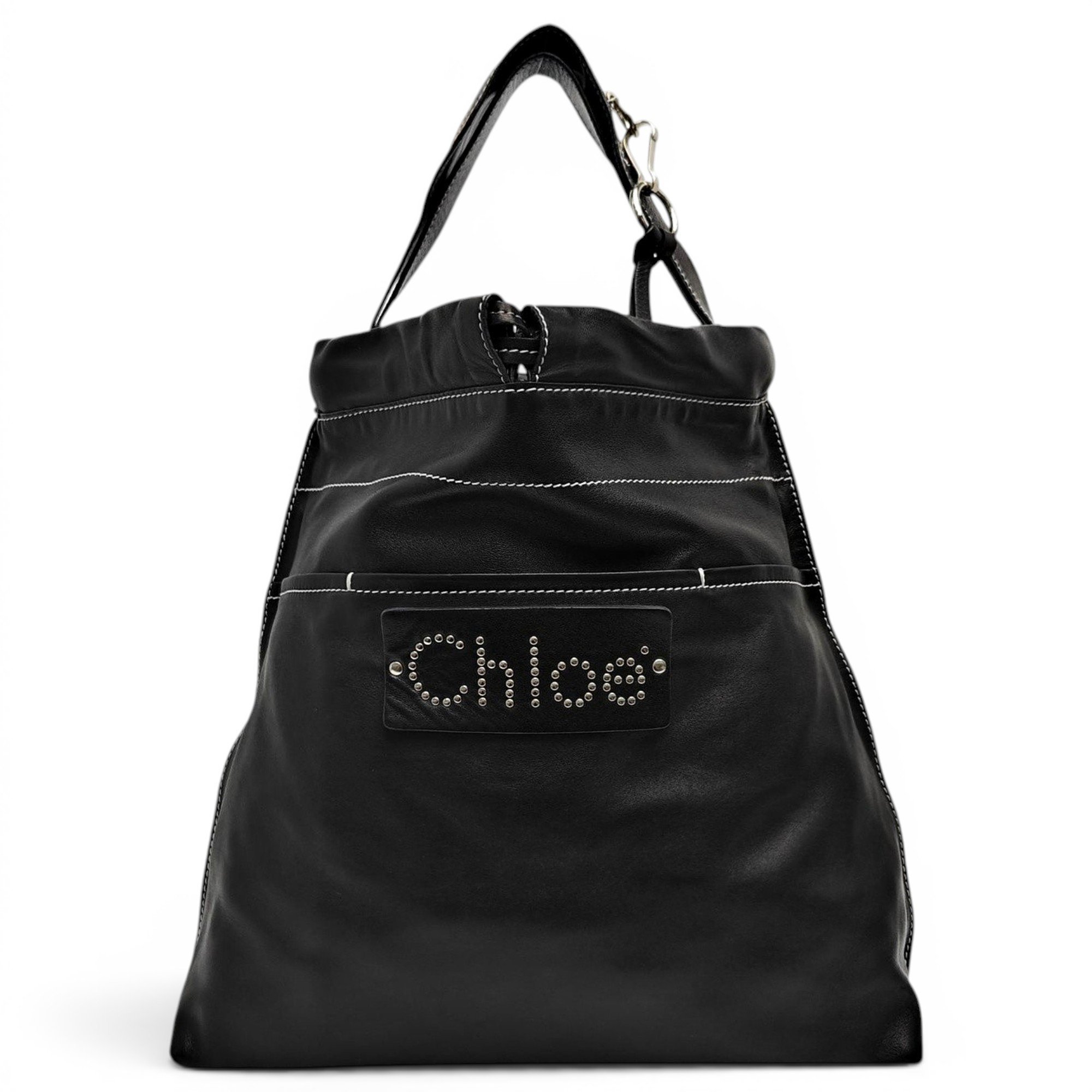 Leather handbag