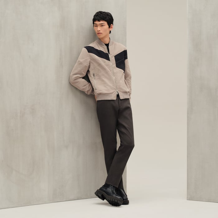 Galet "Casaque" Reversible Rib-trim Jacket