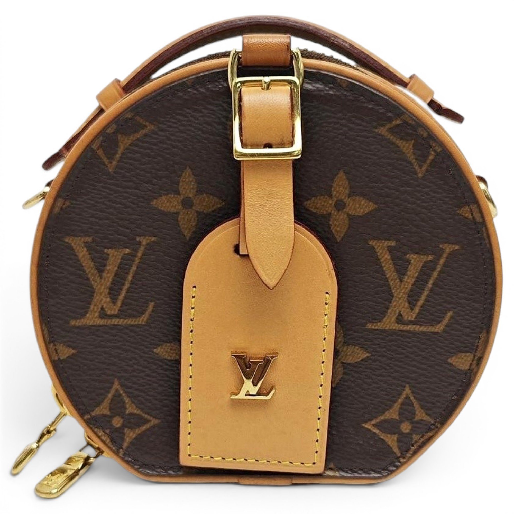 Micro boite chapeau leather handbag
