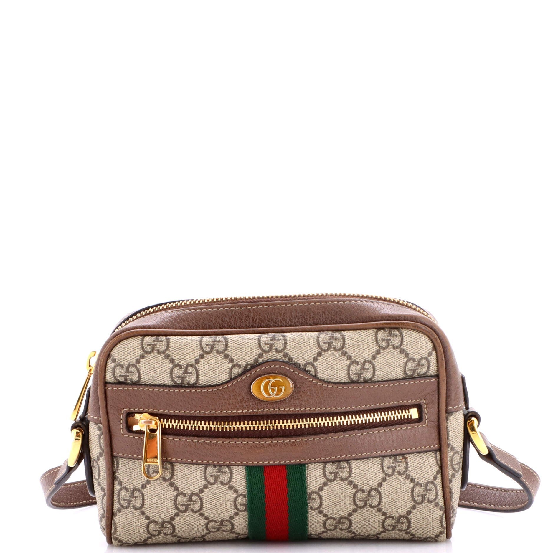 Ophidia Shoulder Bag GG Coated Canvas Mini