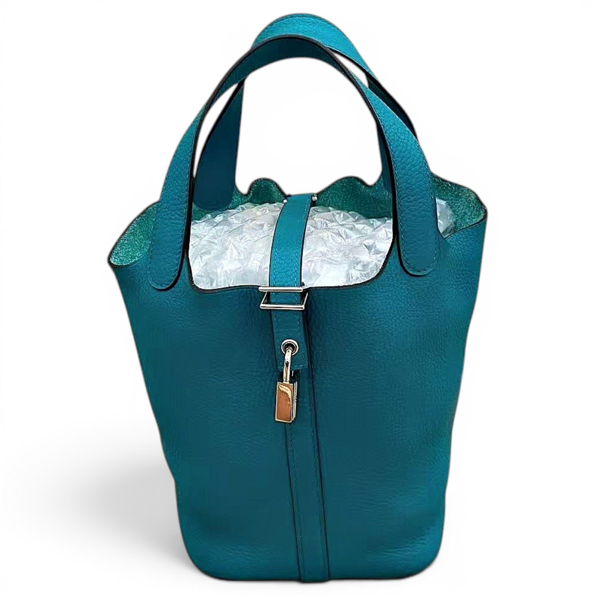 Picotin leather handbag