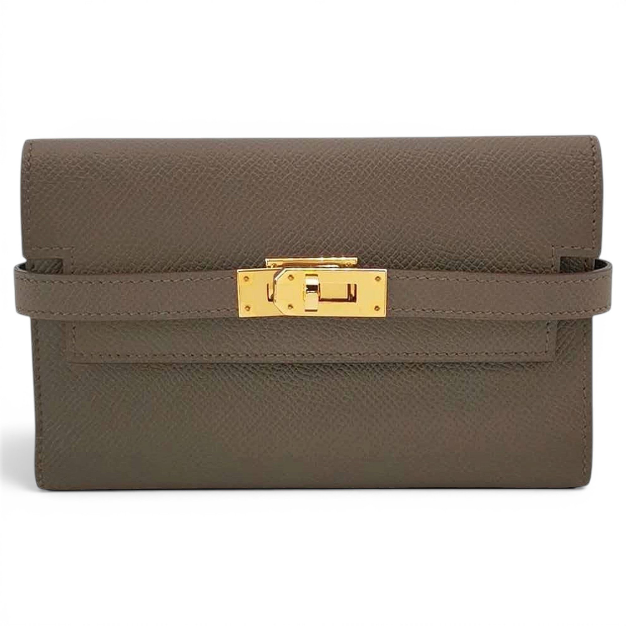 Kelly to go leather clutch bag
