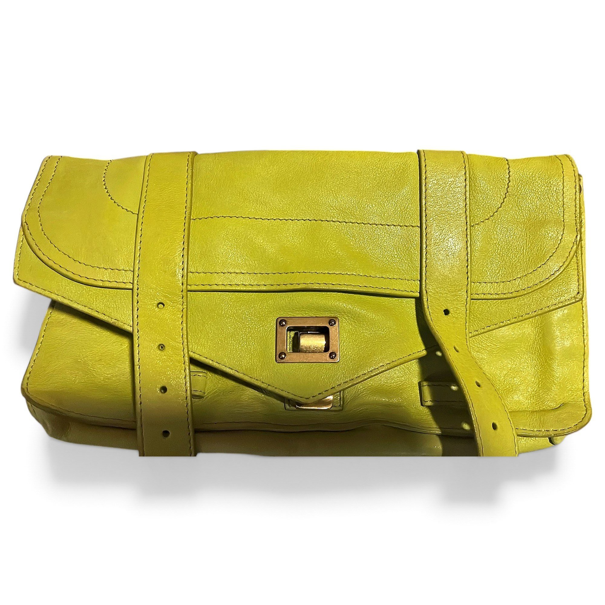 Proenza Schouler Small Courier leather clutch bag