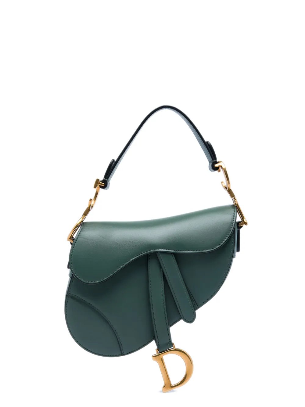 2009 Mini Smooth Calfskin Saddle Bag satchel