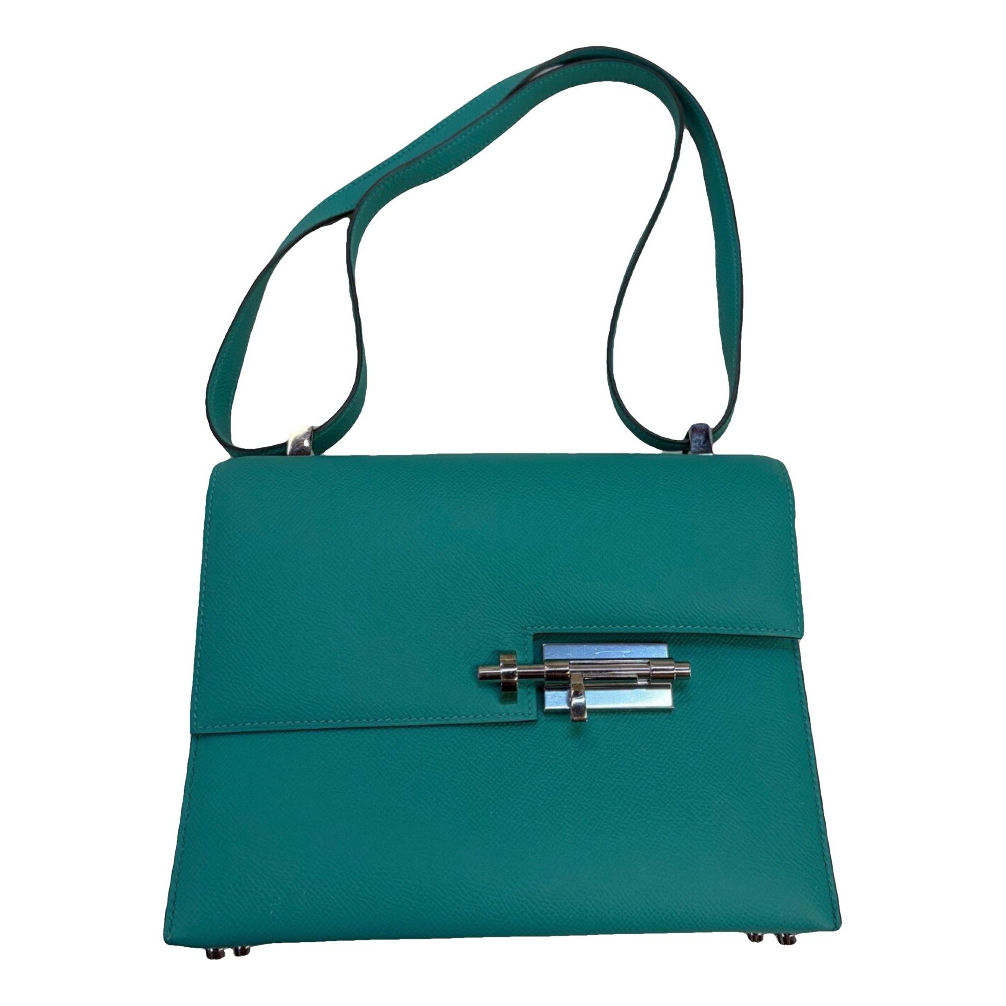 Verrou leather crossbody bag
