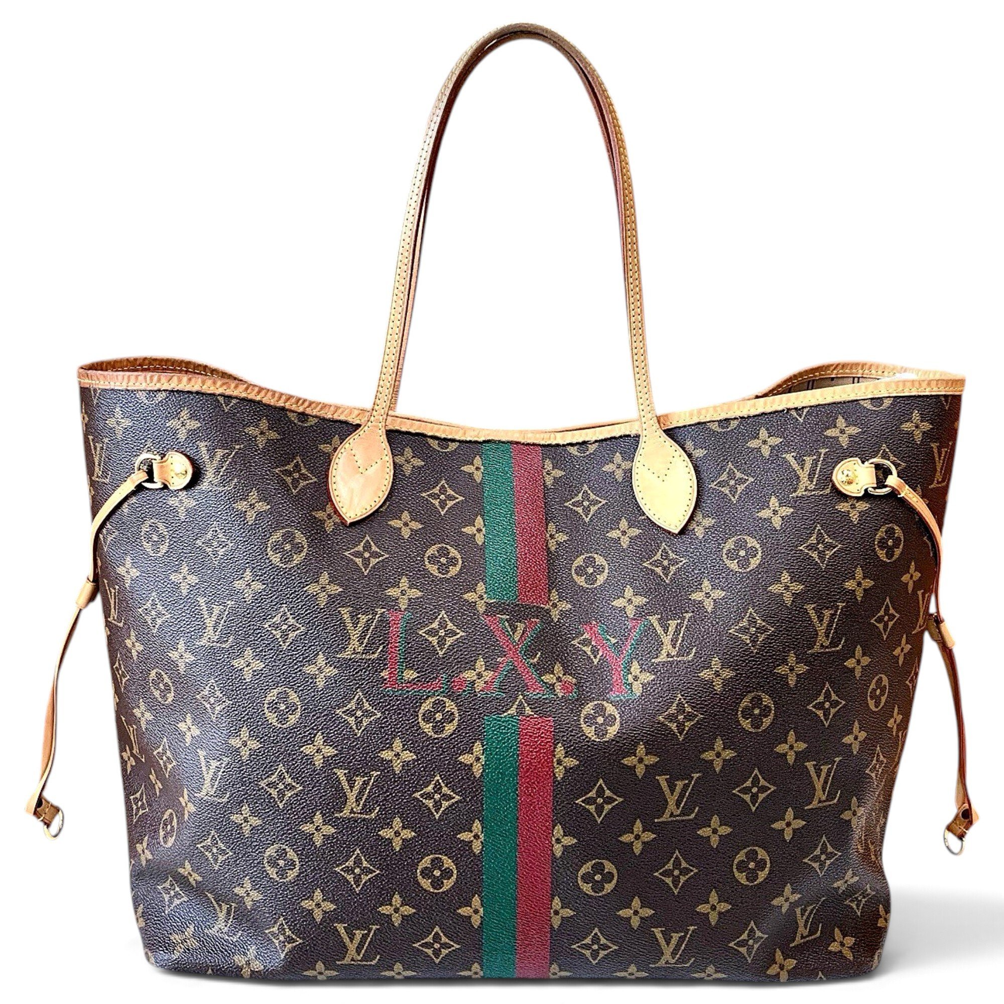 Neverfull leather tote