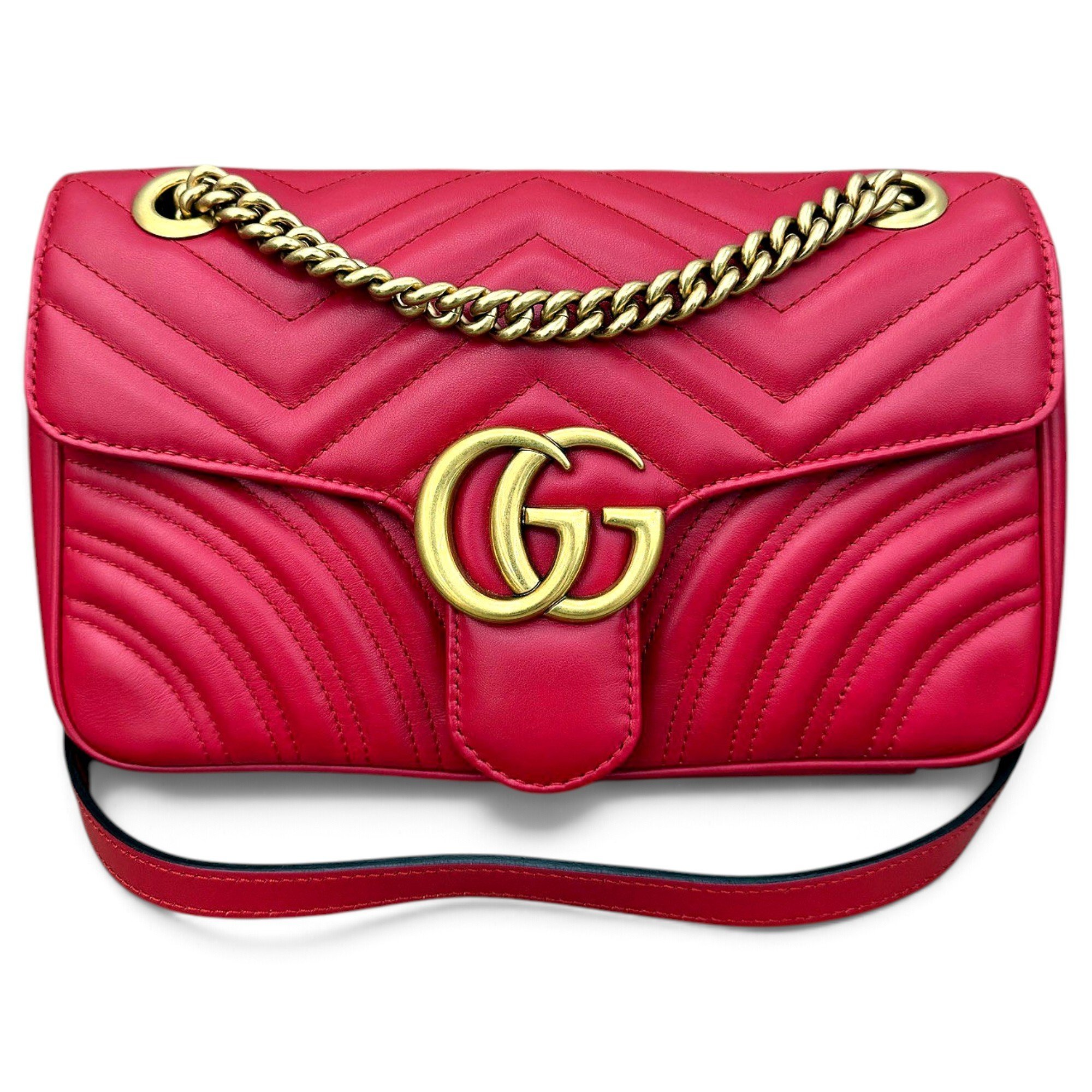 GG Marmont Flap leather handbag