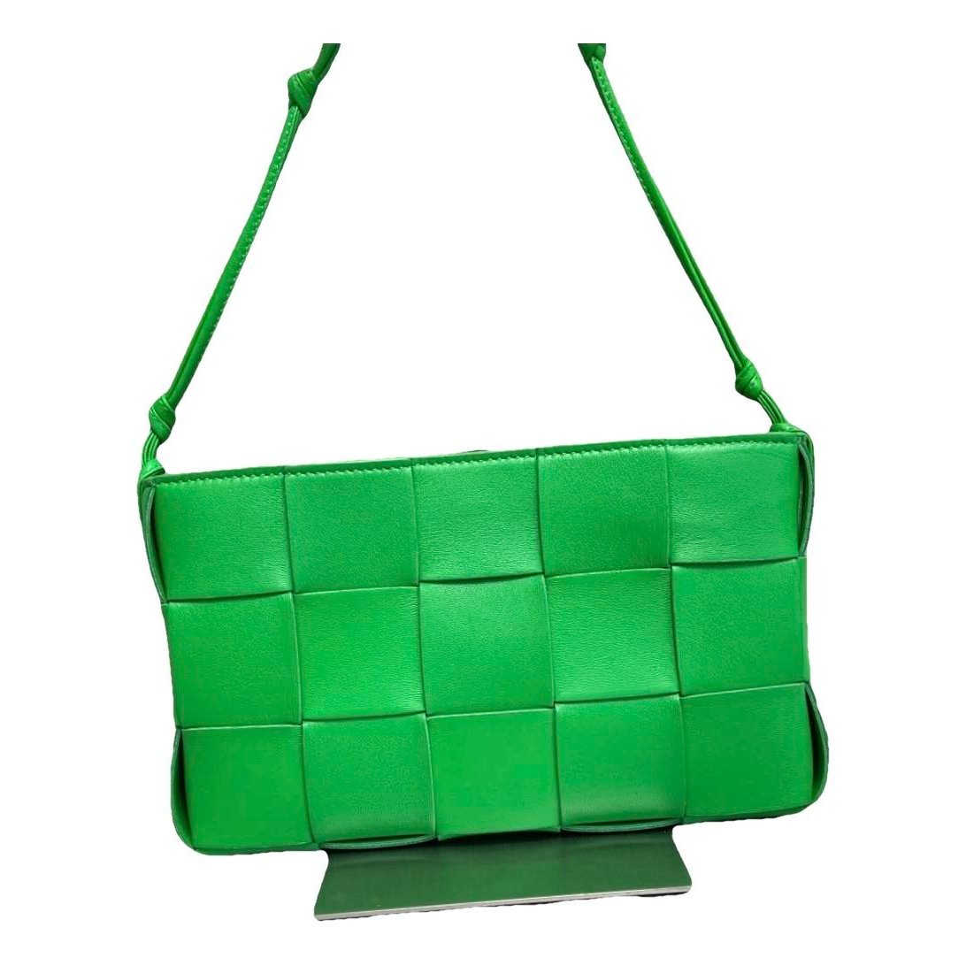 Cassette leather handbag