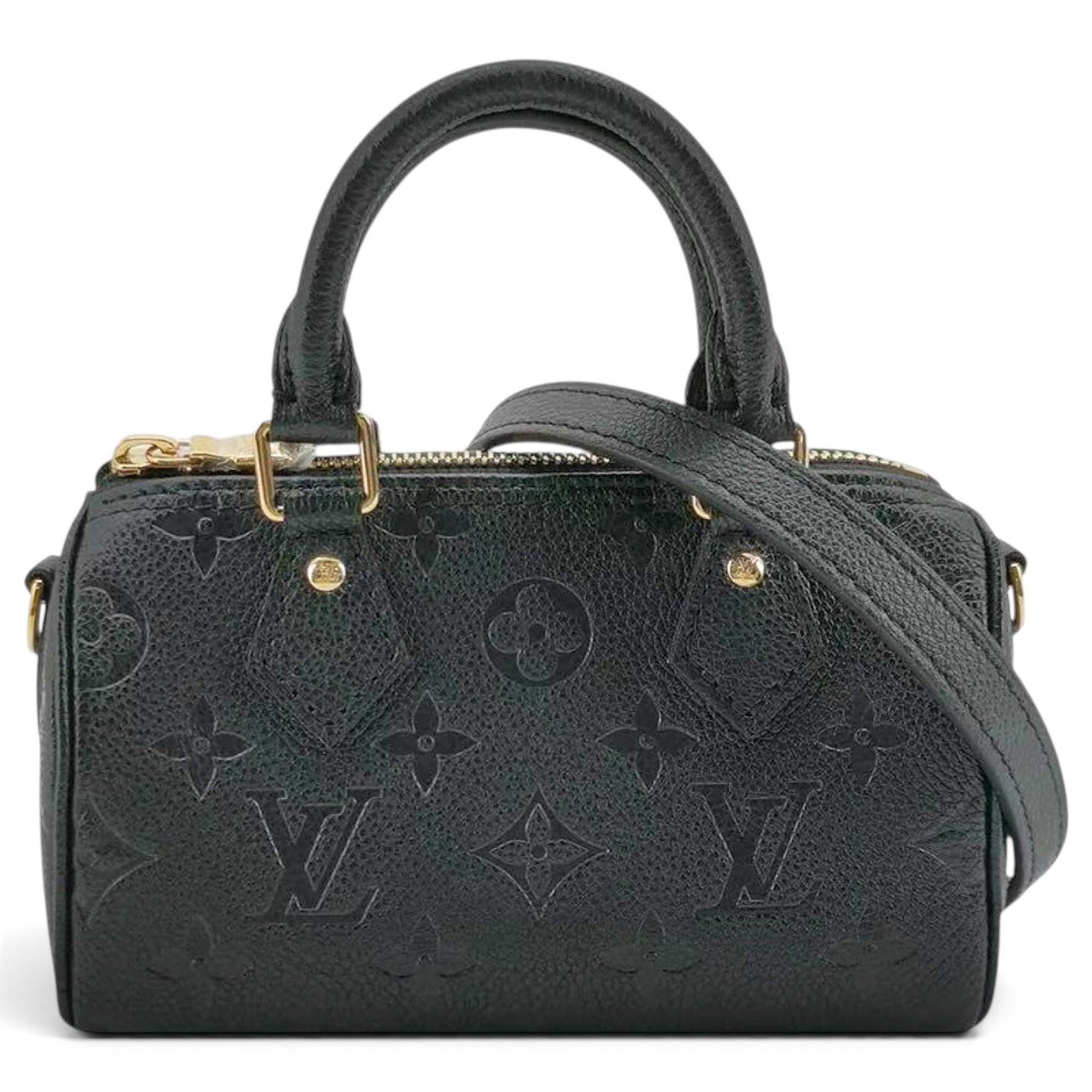 Louis Vuitton Nano Speedy / Mini HL leather crossbody bag
