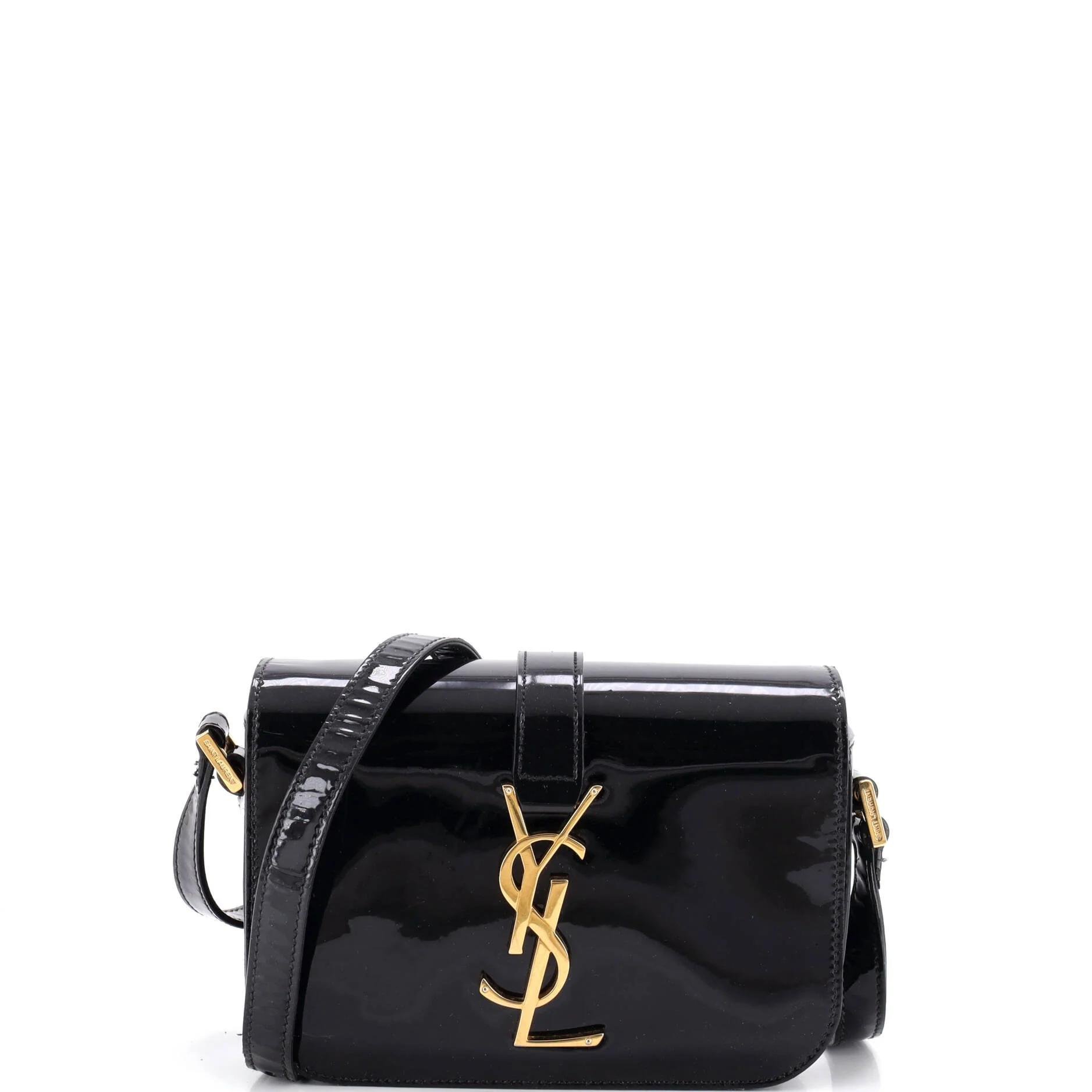 Saint Laurent Université patent leather crossbody bag