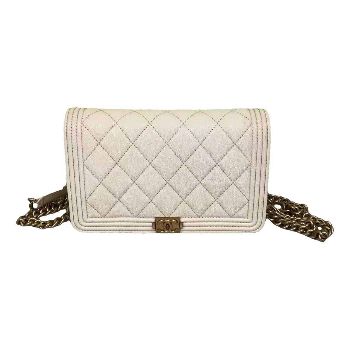 Wallet On Chain Boy leather handbag
