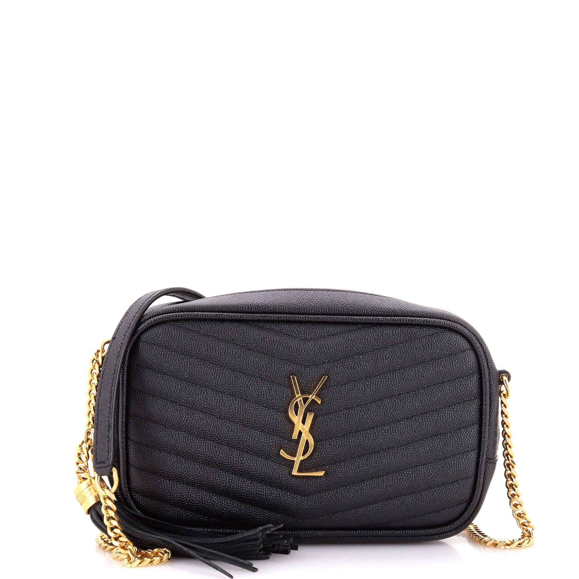 Lou Camera Bag Matelasse Chevron Leather Mini