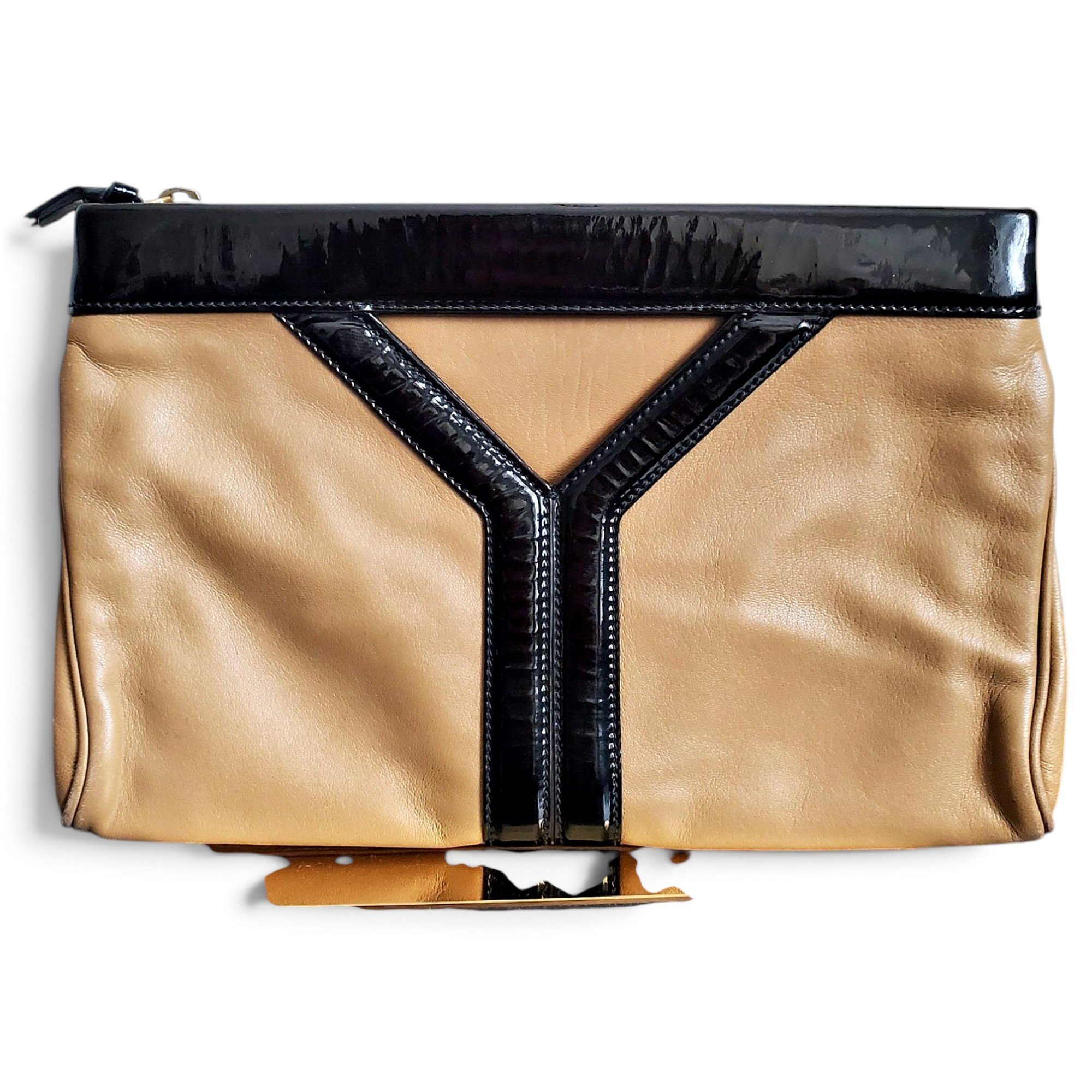 Chyc leather clutch bag