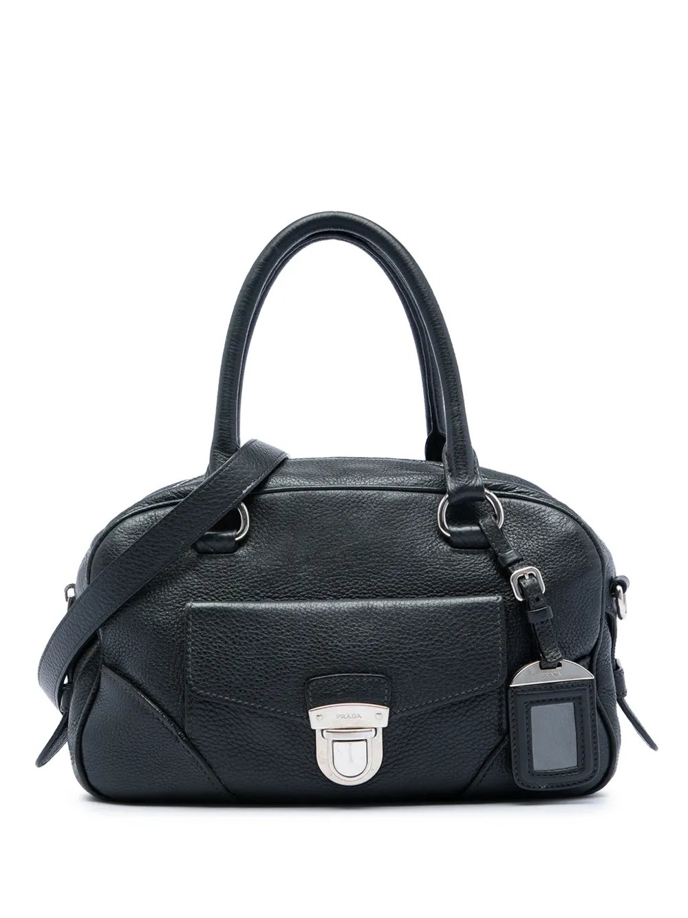 2010-2026 Vitello Daino Front Pocket Boston Bag satchel