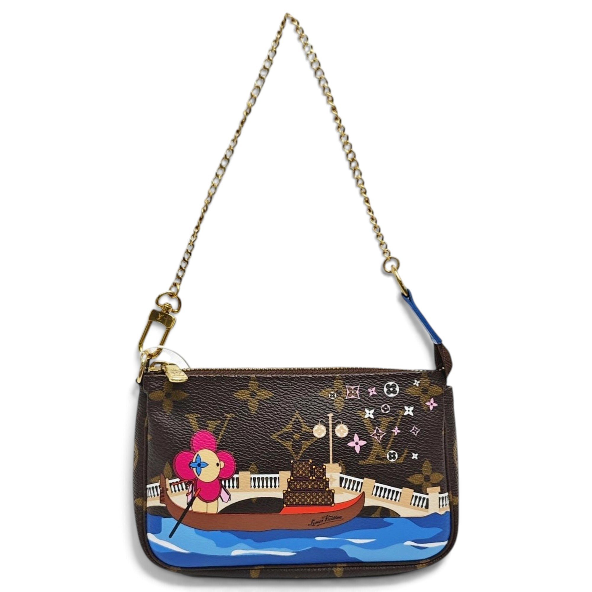 Maxi Multi Pochette Accessoires leather handbag