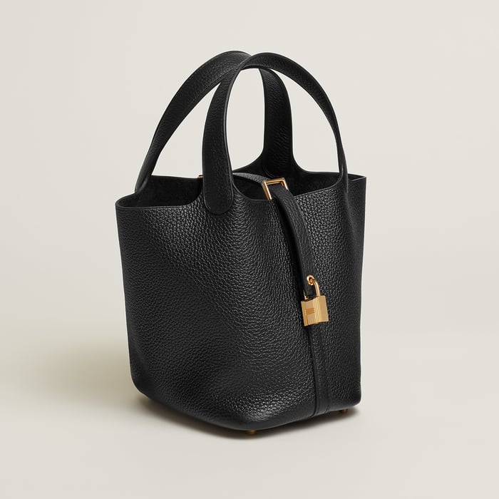 Noir Bolso Picotin Lock 18