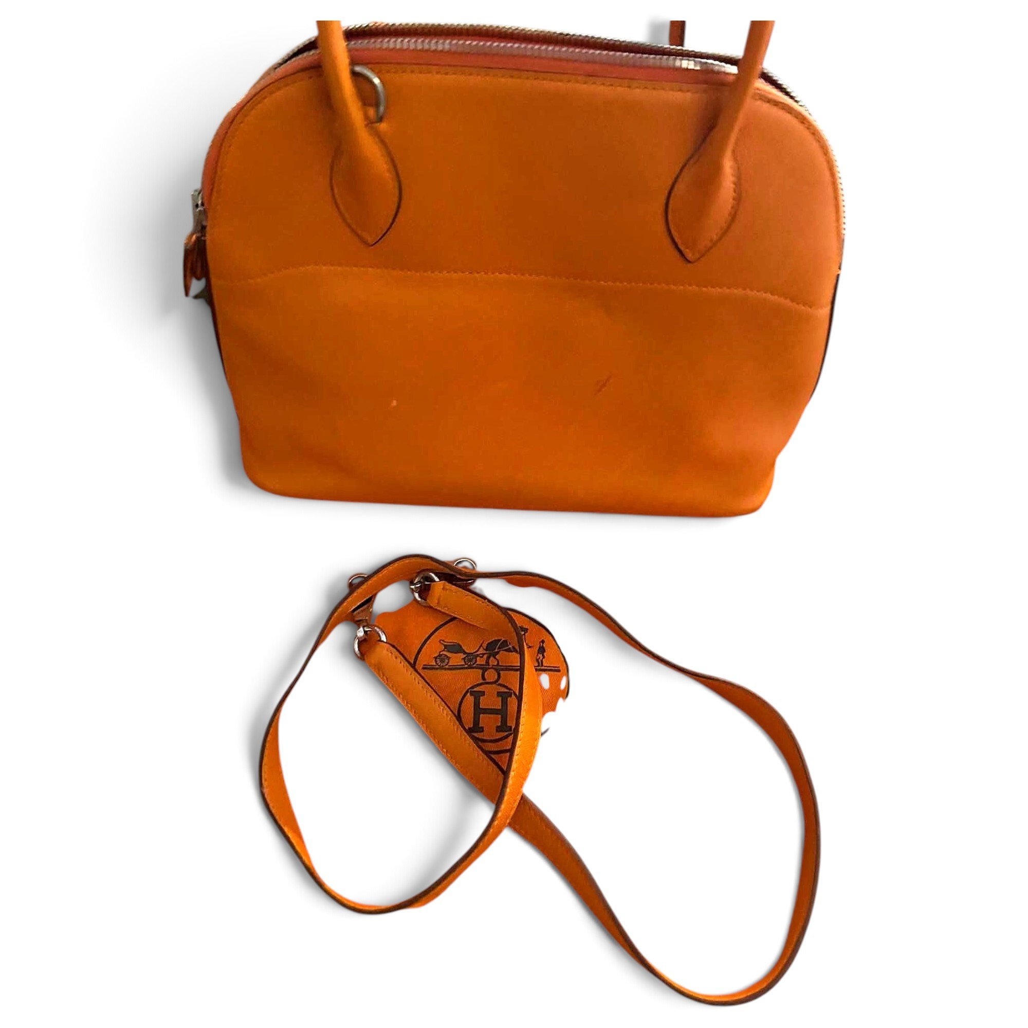 Bolide leather handbag