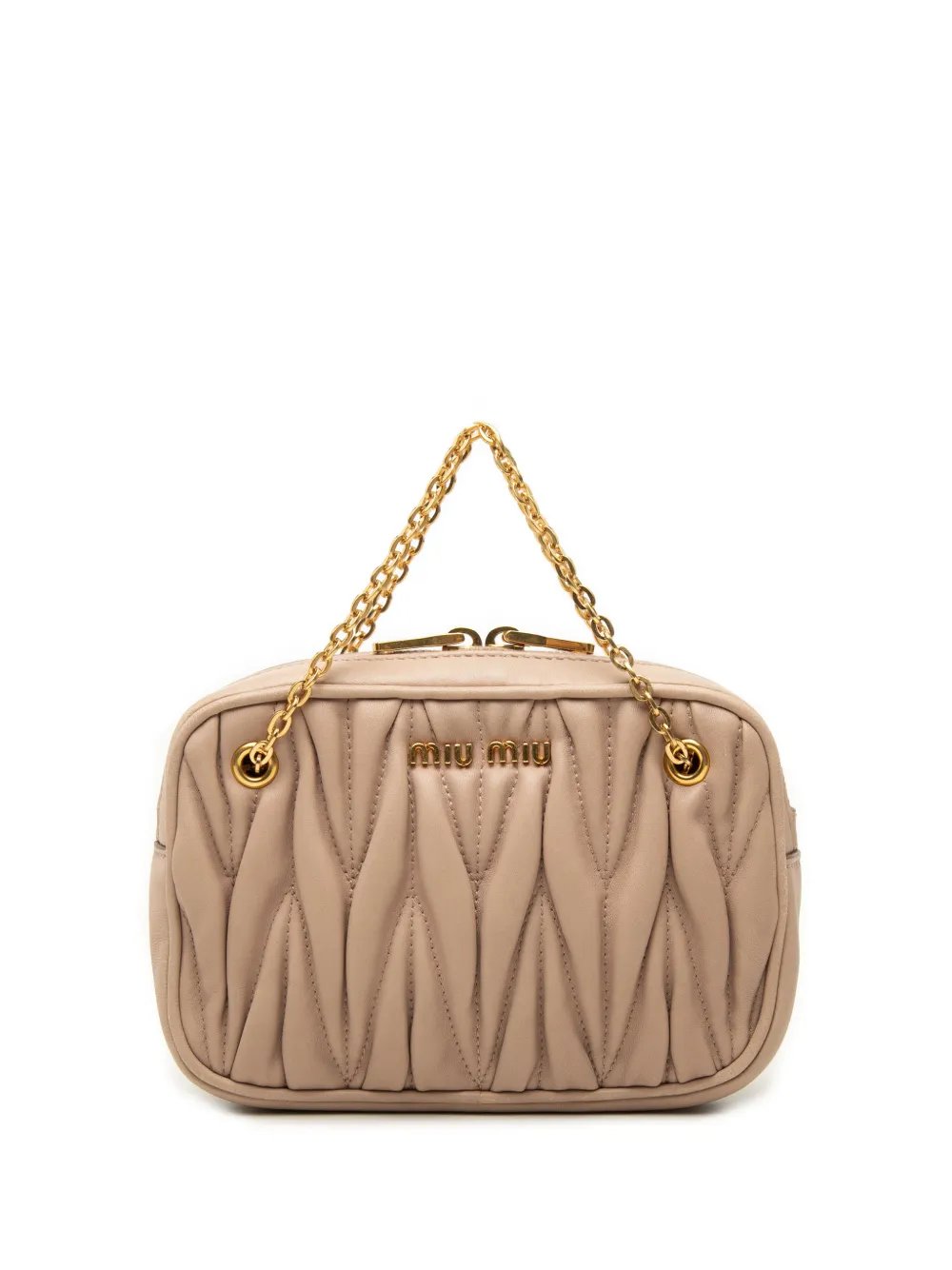 2010-2026 Matelasse Nappa Pouch with Chain handbag