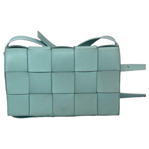 Cassette leather handbag