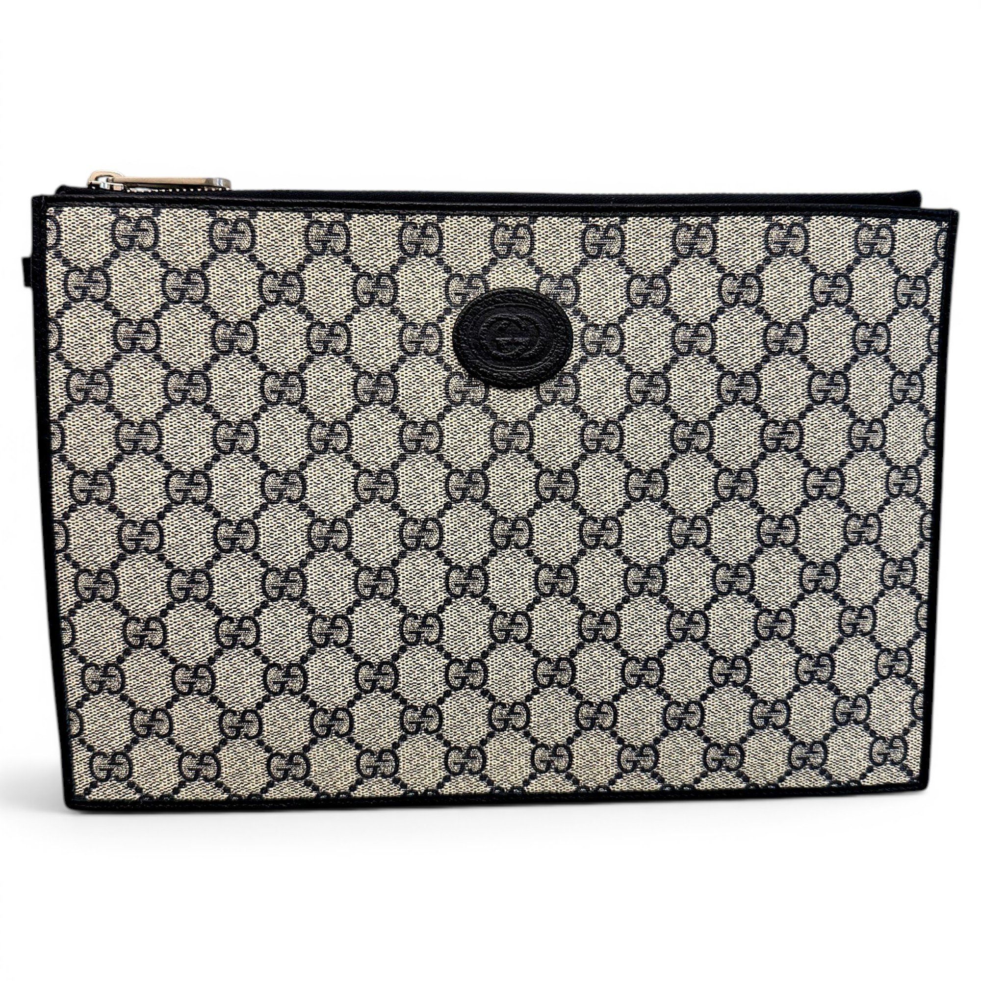 Patent leather clutch bag