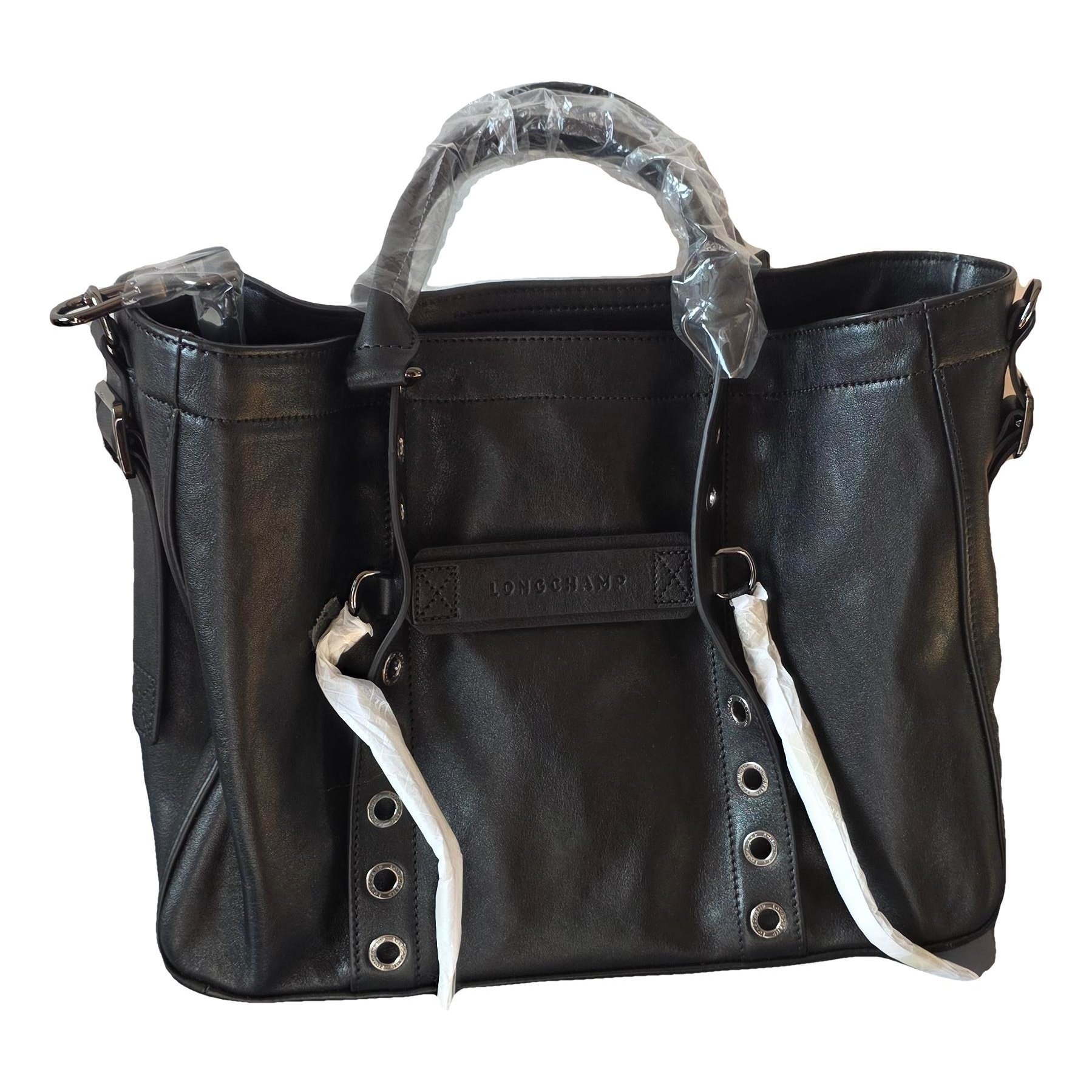 3D leather handbag
