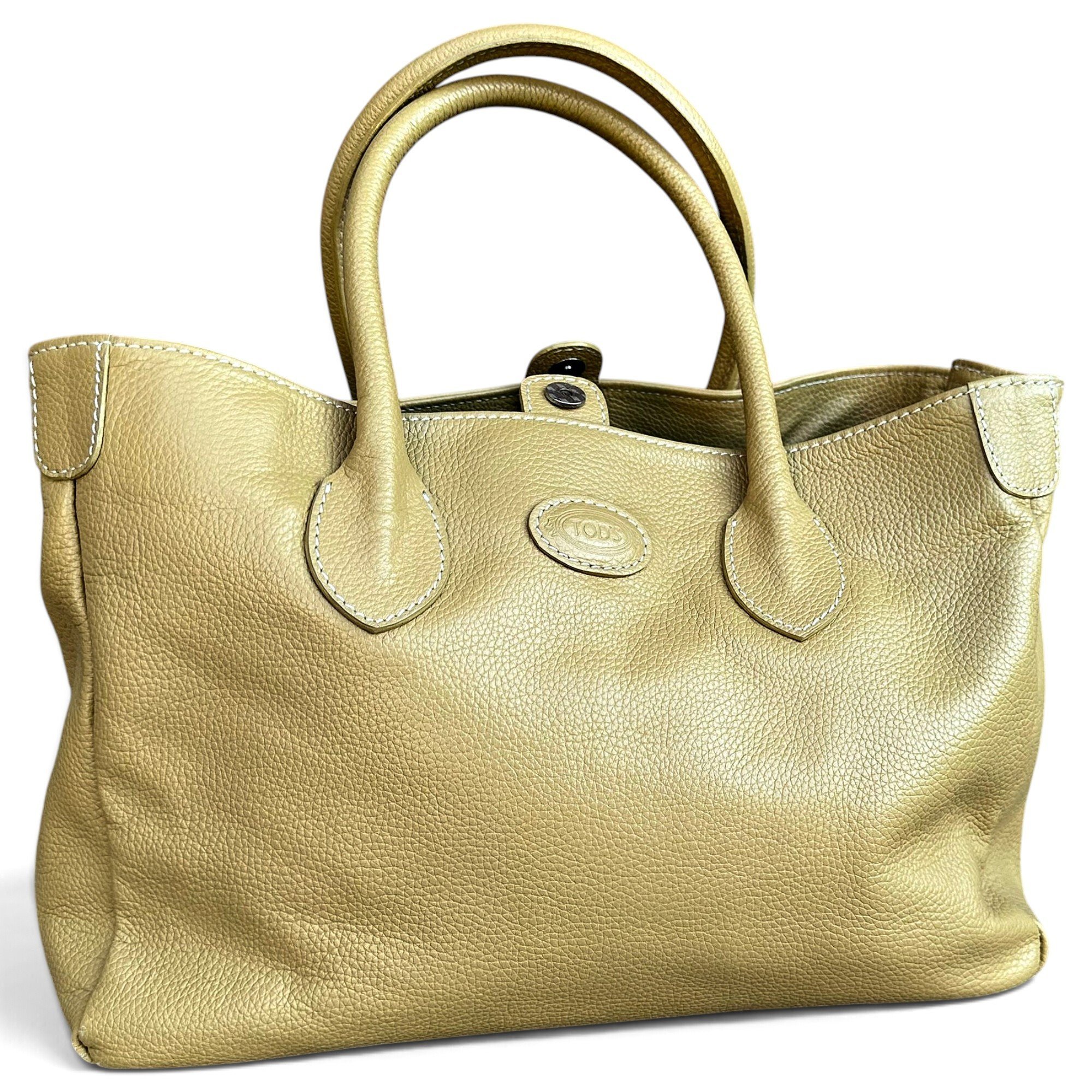 D Bag leather tote