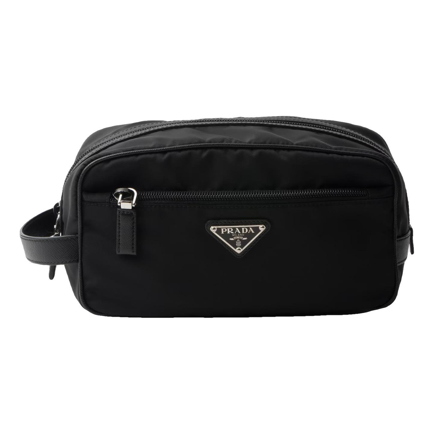 Re-Nylon clutch bag