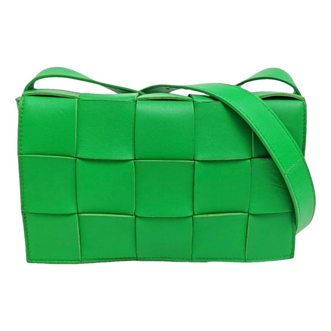 Cassette leather handbag