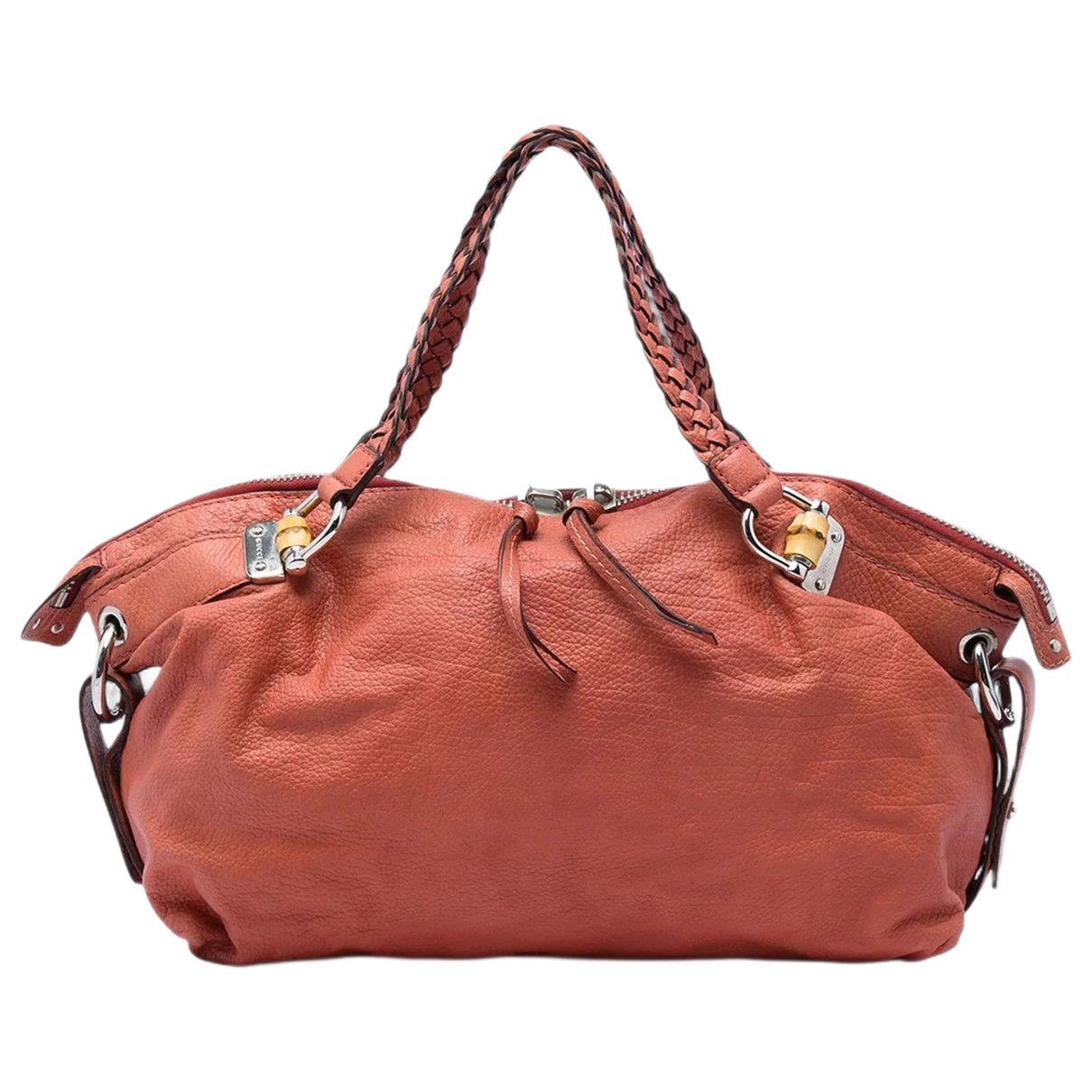 Bamboo leather tote