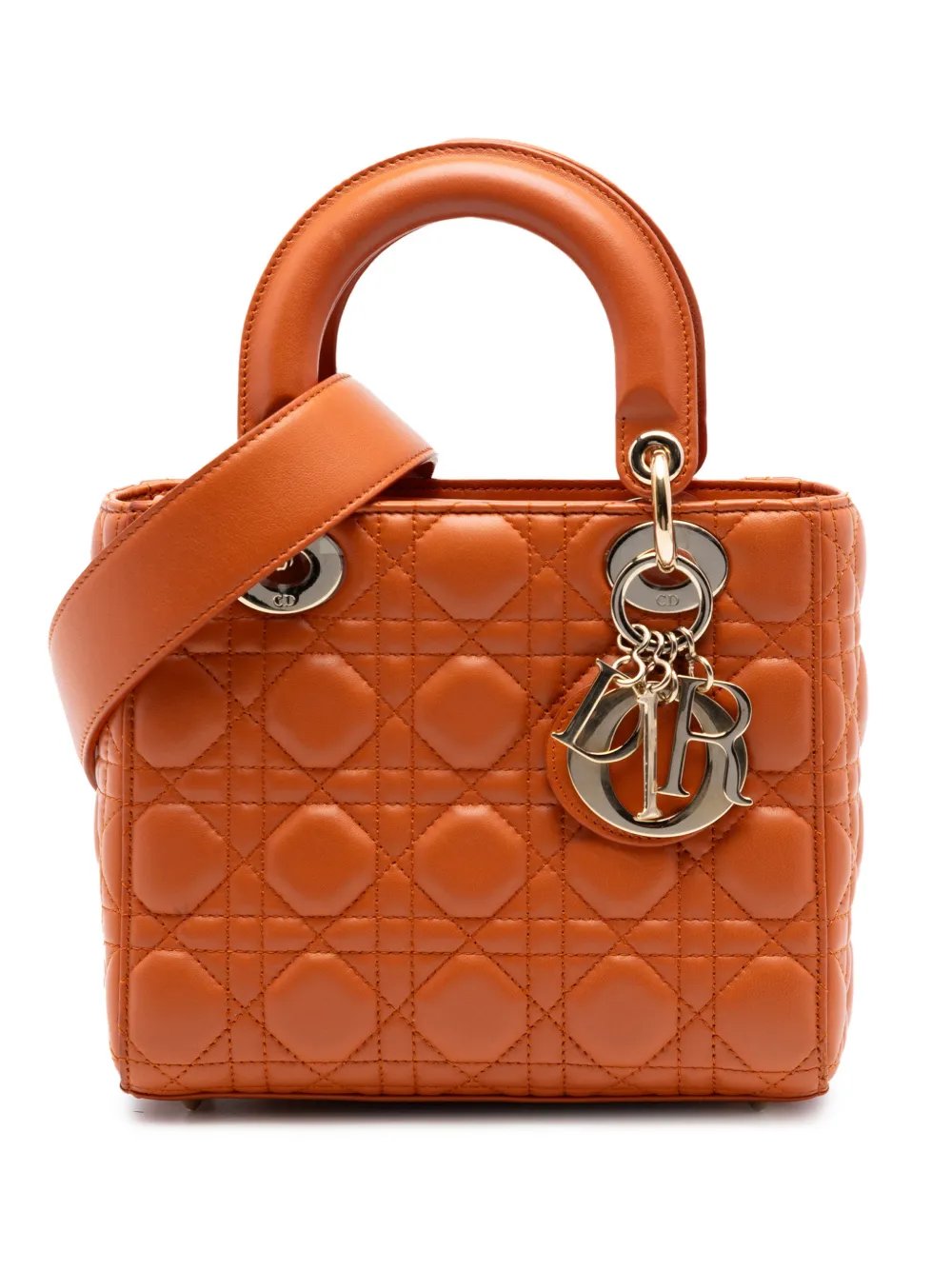 2017 Small Lambskin Cannage MyABCDior Lady Dior satchel