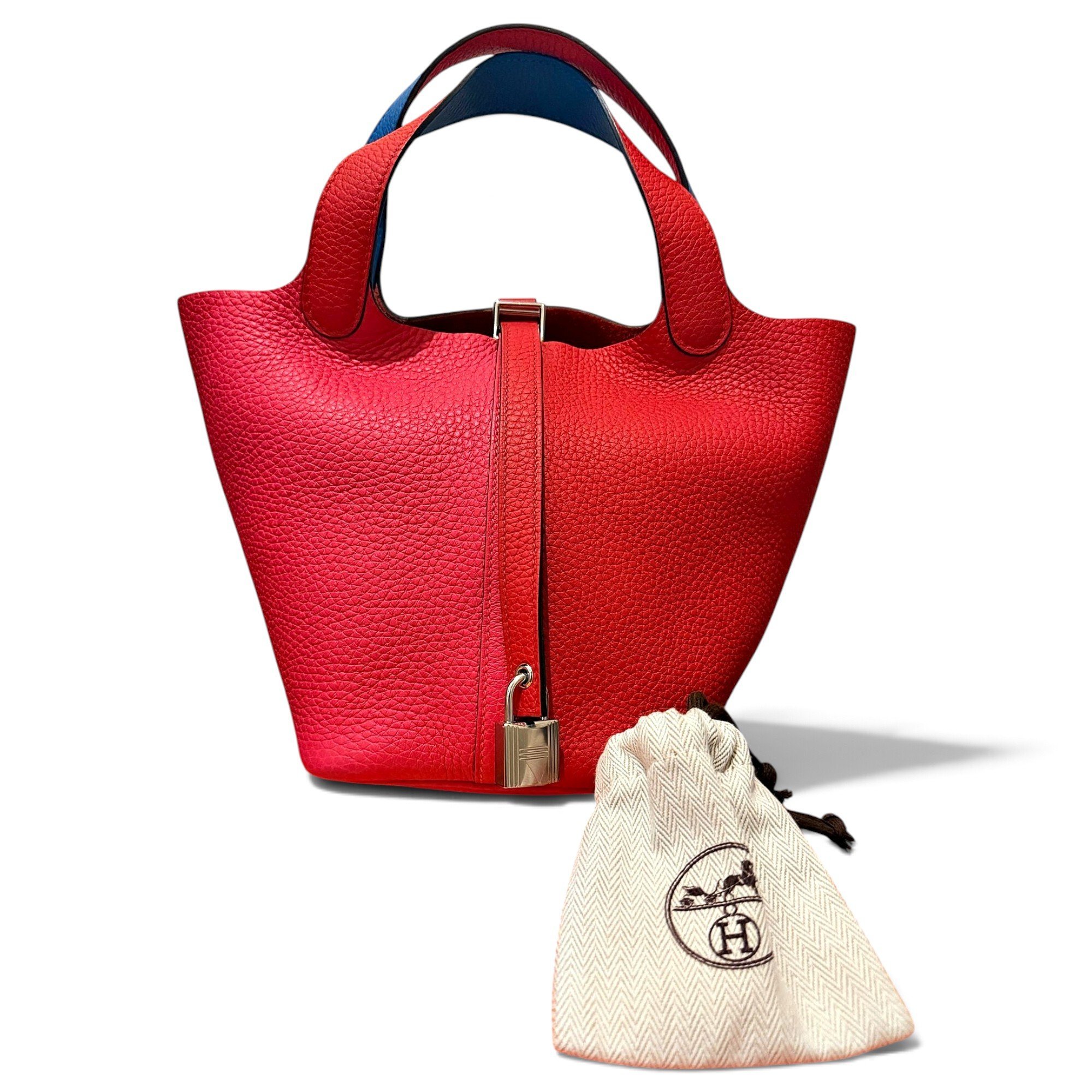 Picotin leather handbag