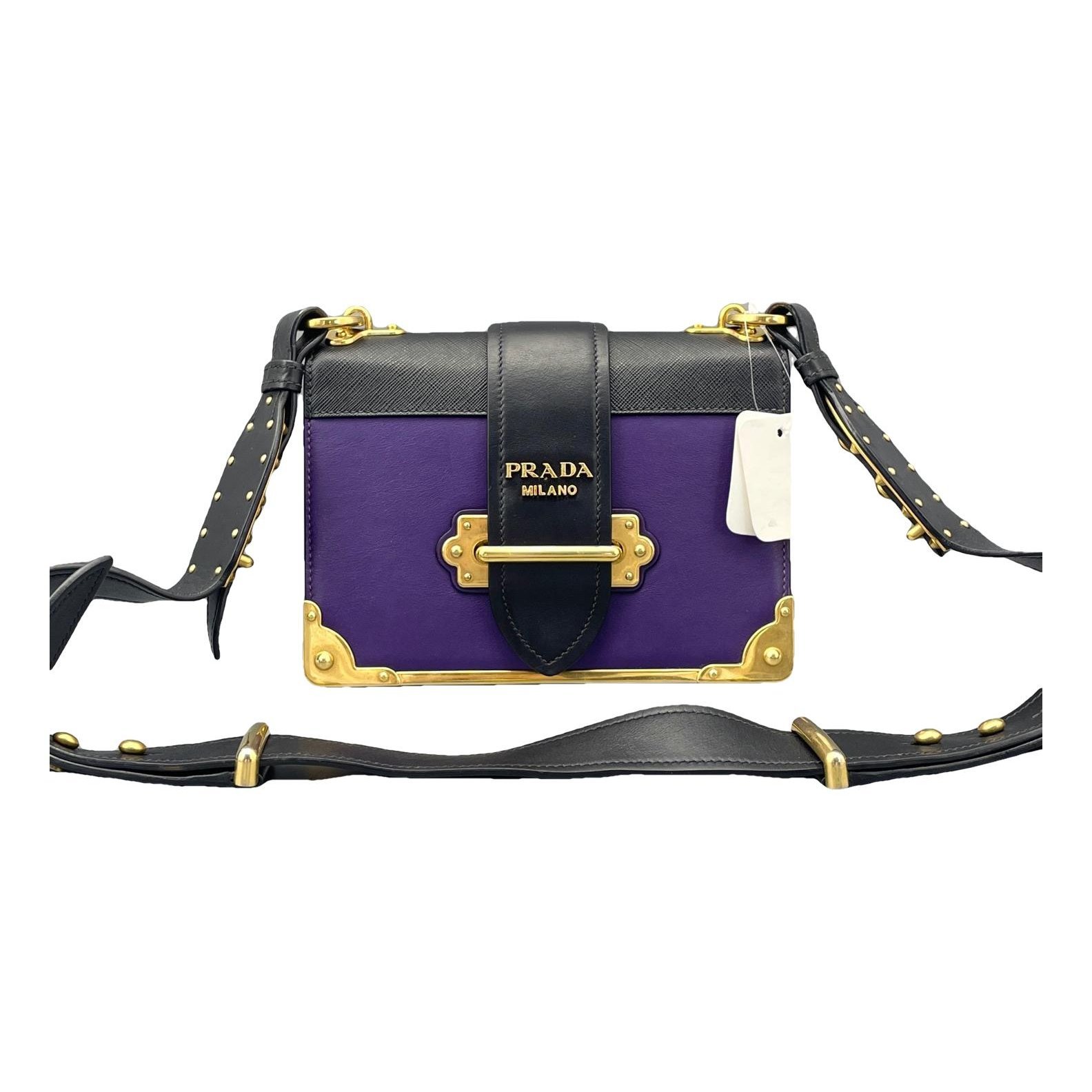 Cahier leather handbag