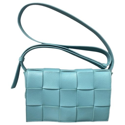 Cassette leather handbag