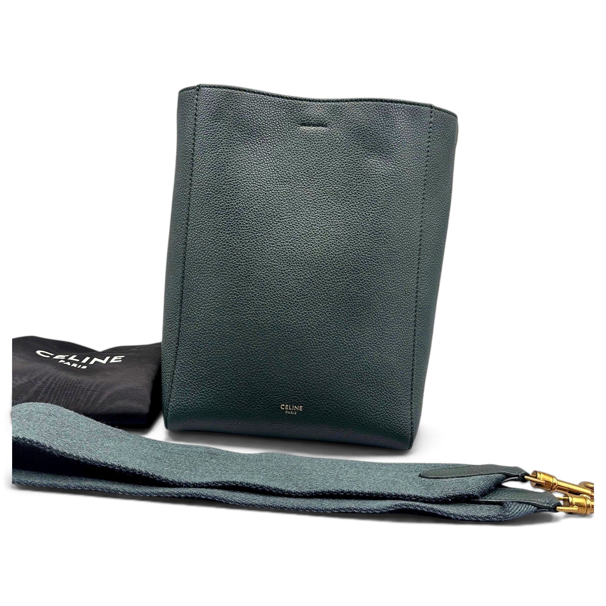 Seau Sangle leather handbag