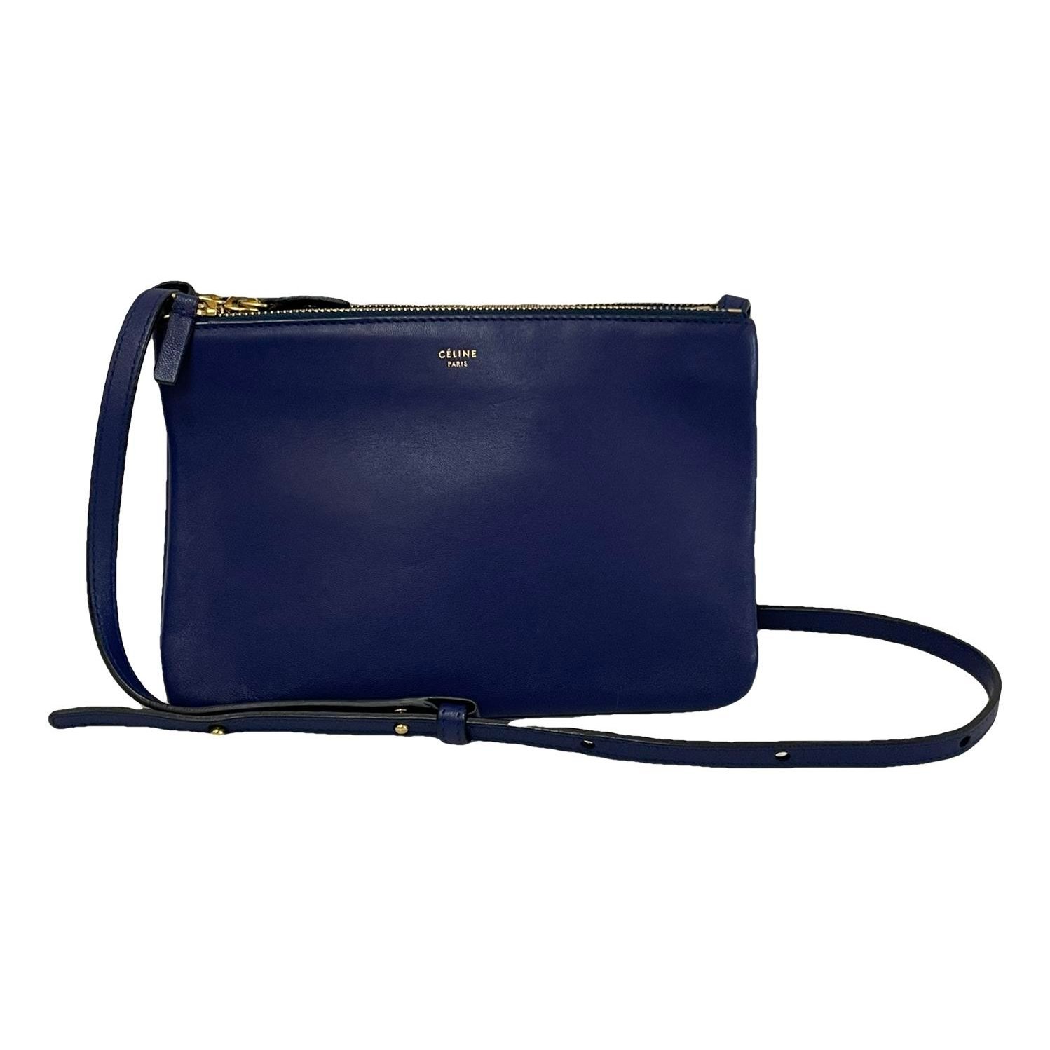 Trio leather crossbody bag