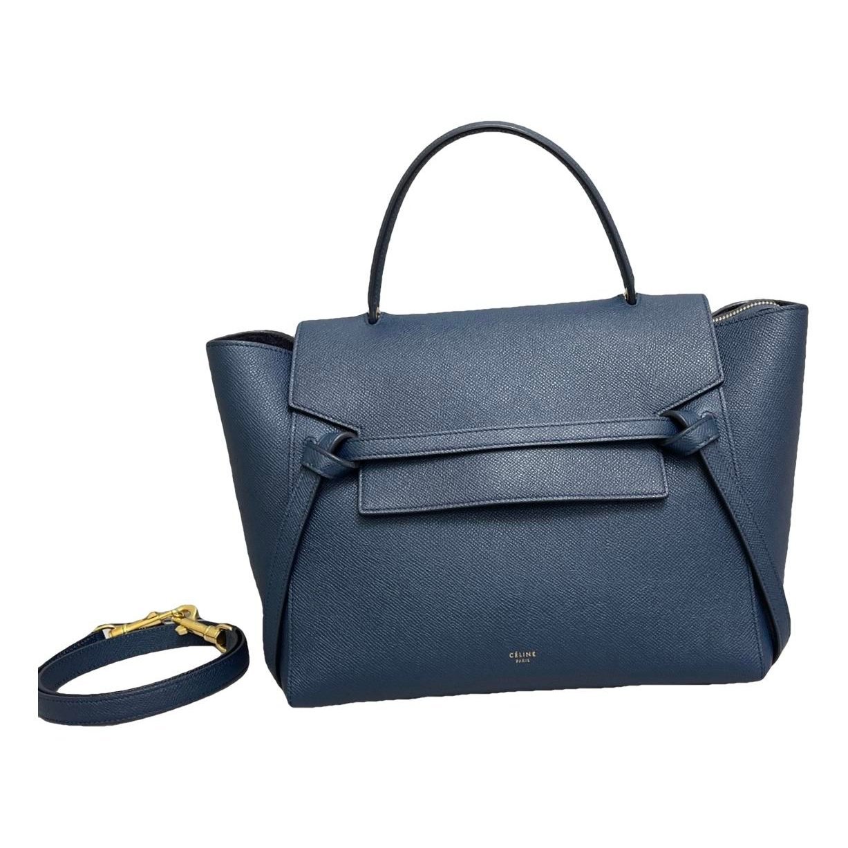 Belt leather handbag