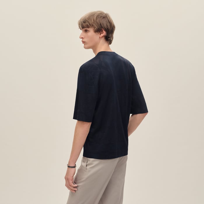 Marine "Eperon d'Or" Crewneck Sweater