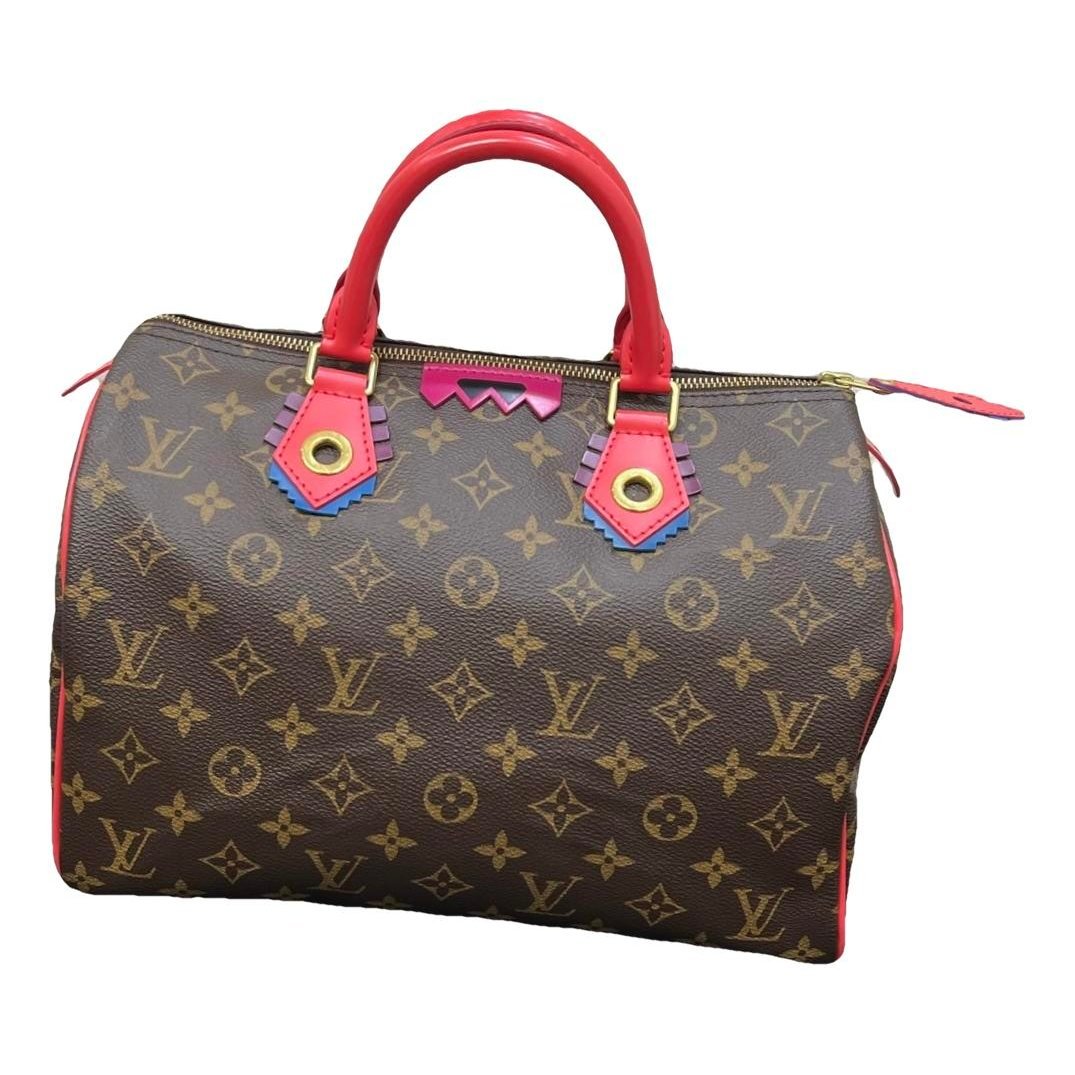 Speedy leather handbag