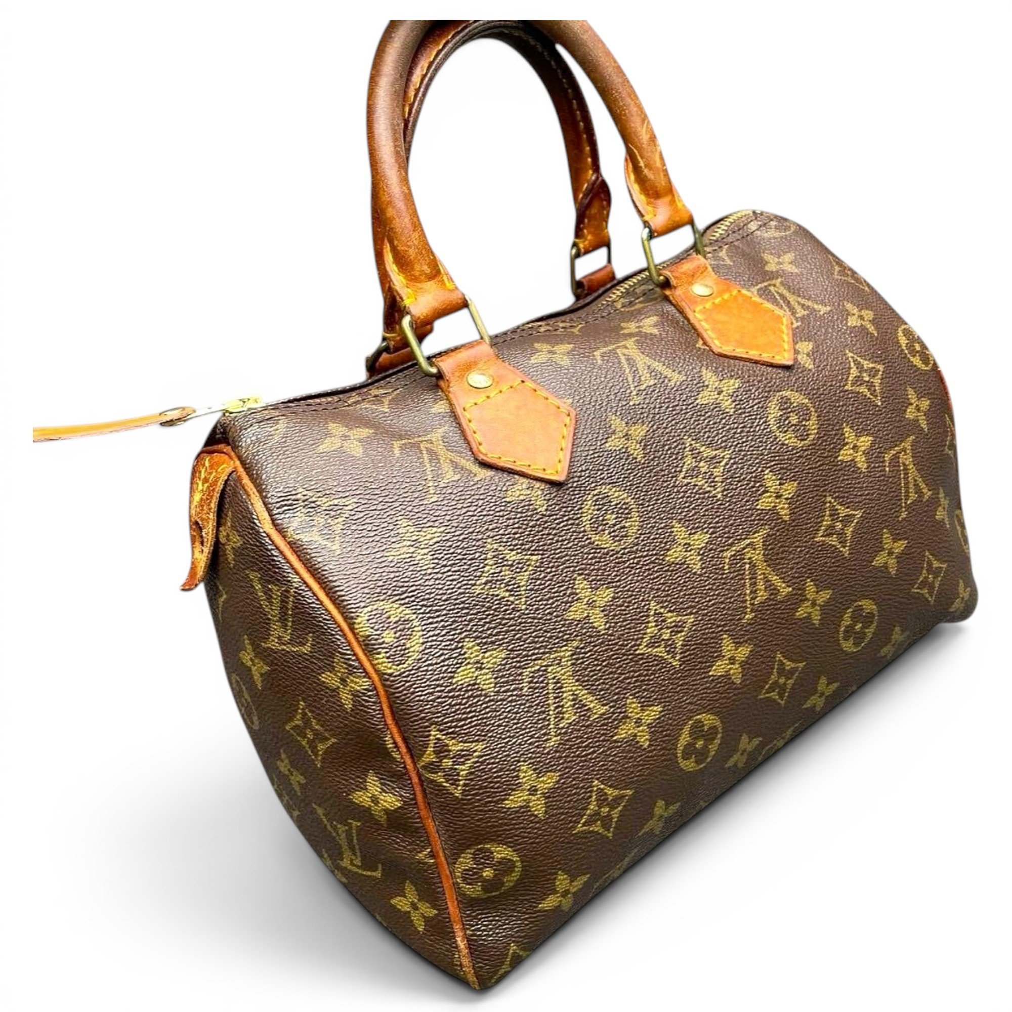 Speedy leather handbag