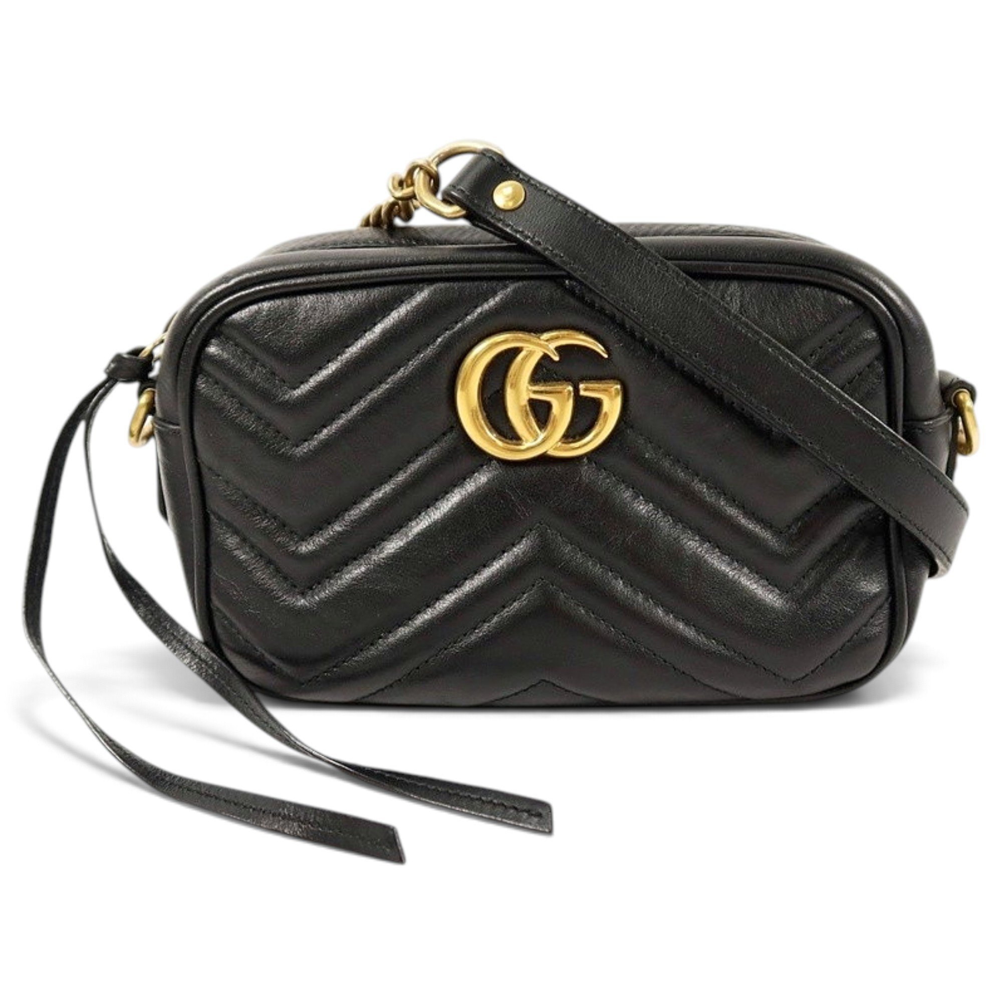 GG Marmont Zip leather crossbody bag